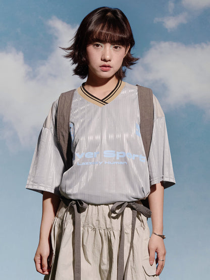 SS25-10T Normcore Jersey Tee (Blue Grey)