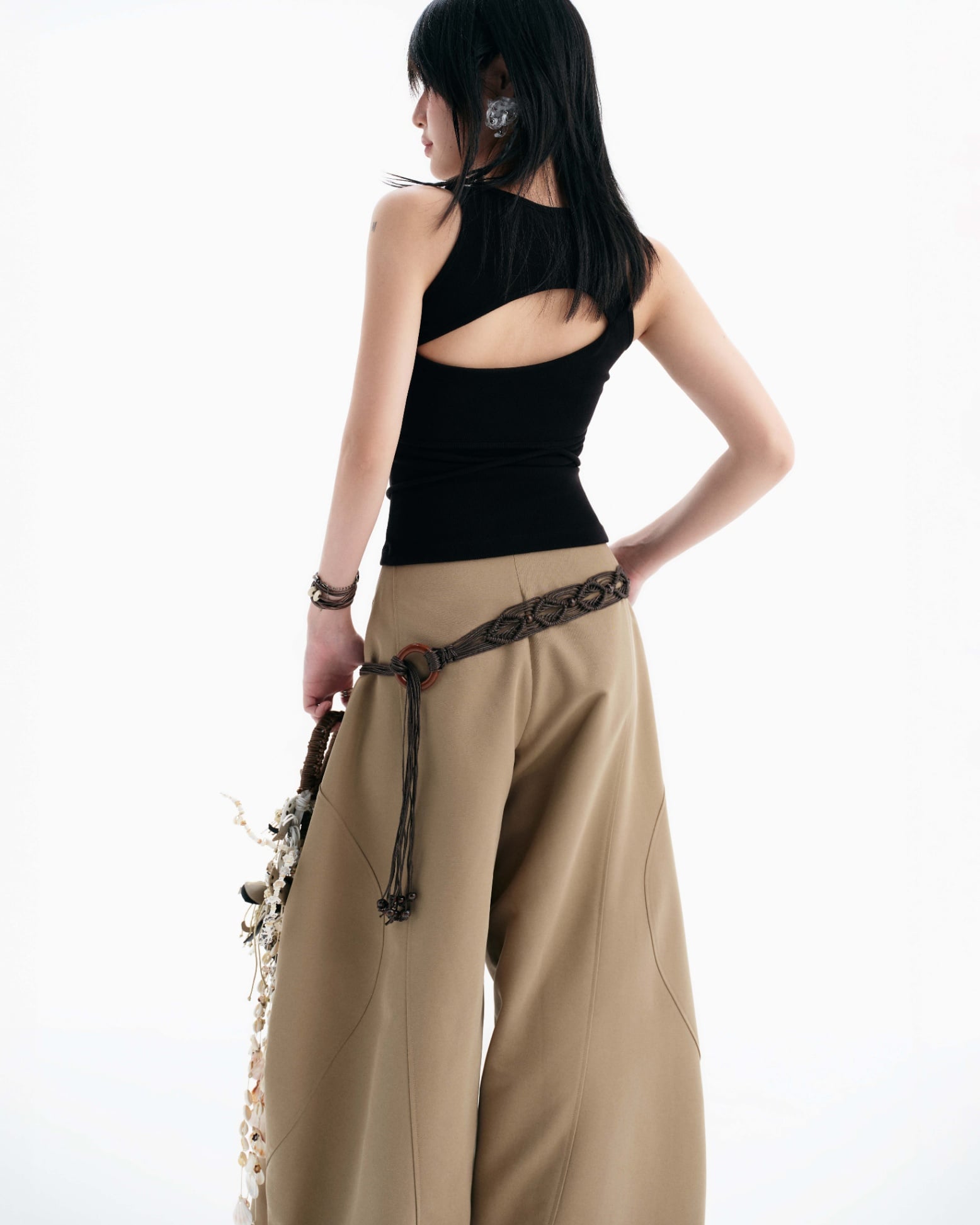 Conrad Sleeveless Top (Black) — Bunnyhill