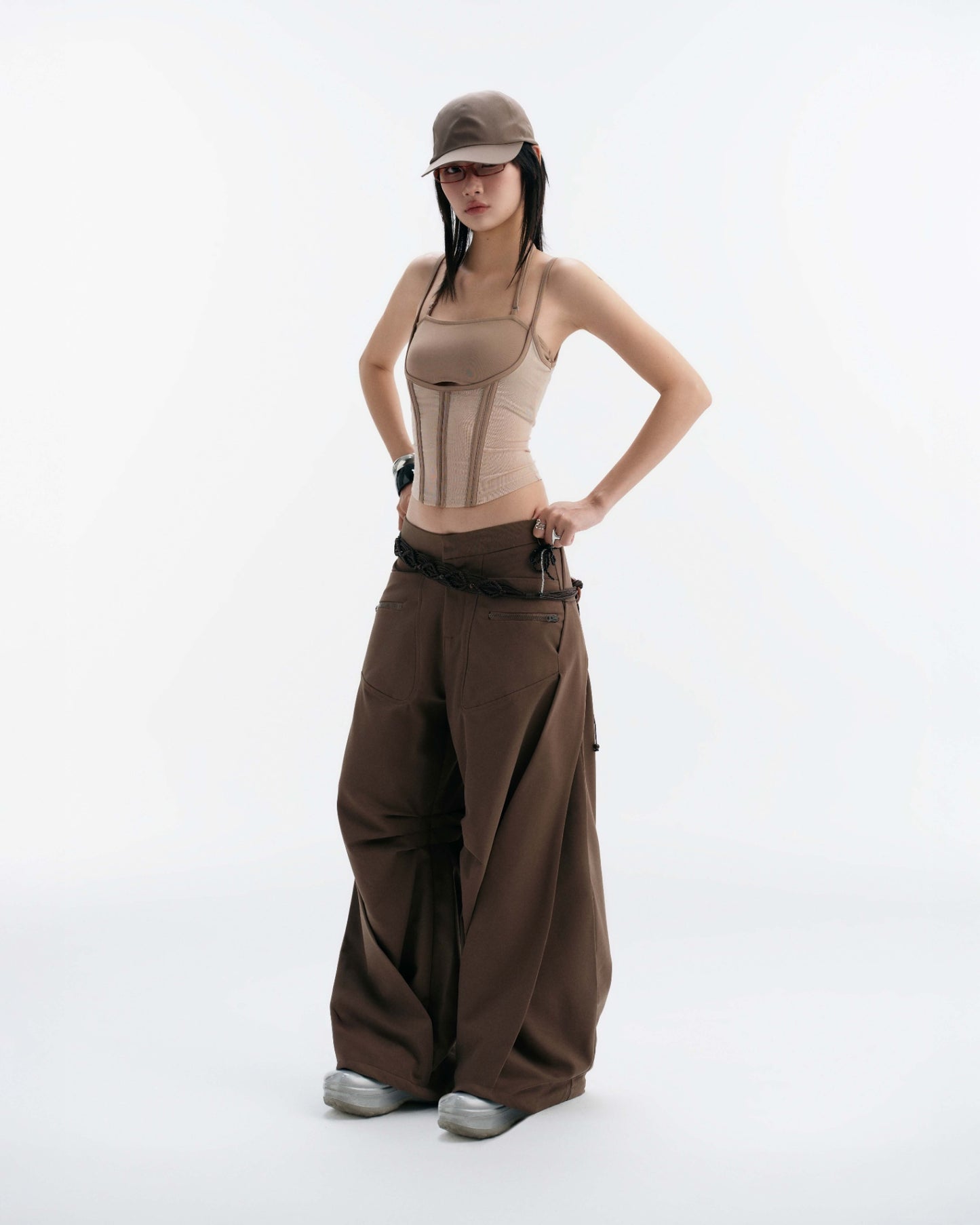 Melios Mesh Top (Beige) — Bunnyhill