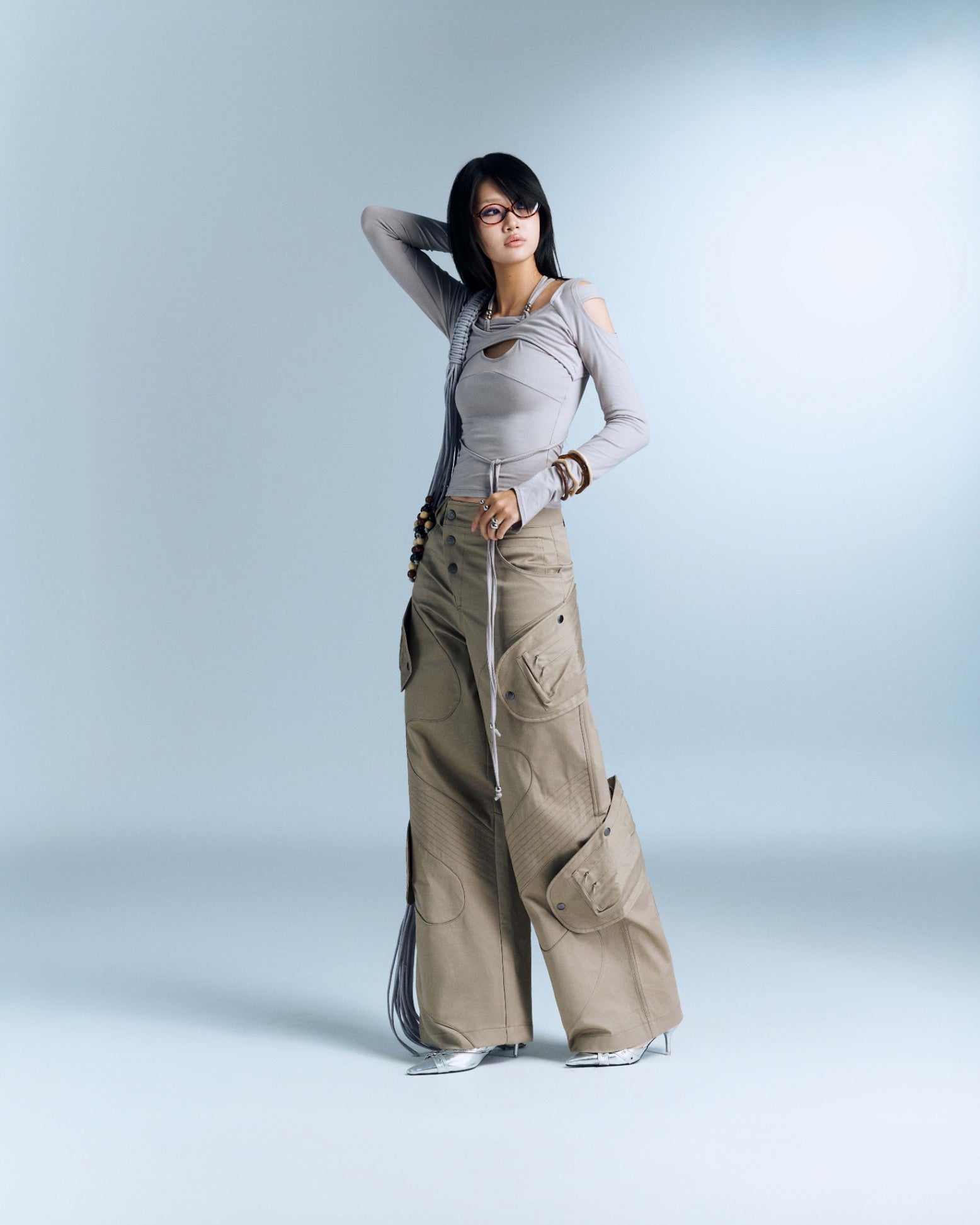 Serafin Top (Grey) — Bunnyhill