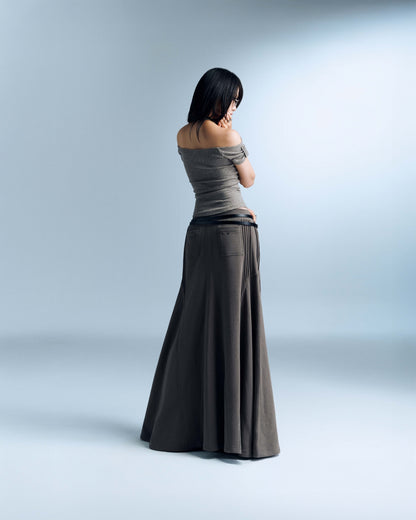 EOLITH SKIRT GREY | Bunnyhill 裙子 Skirt