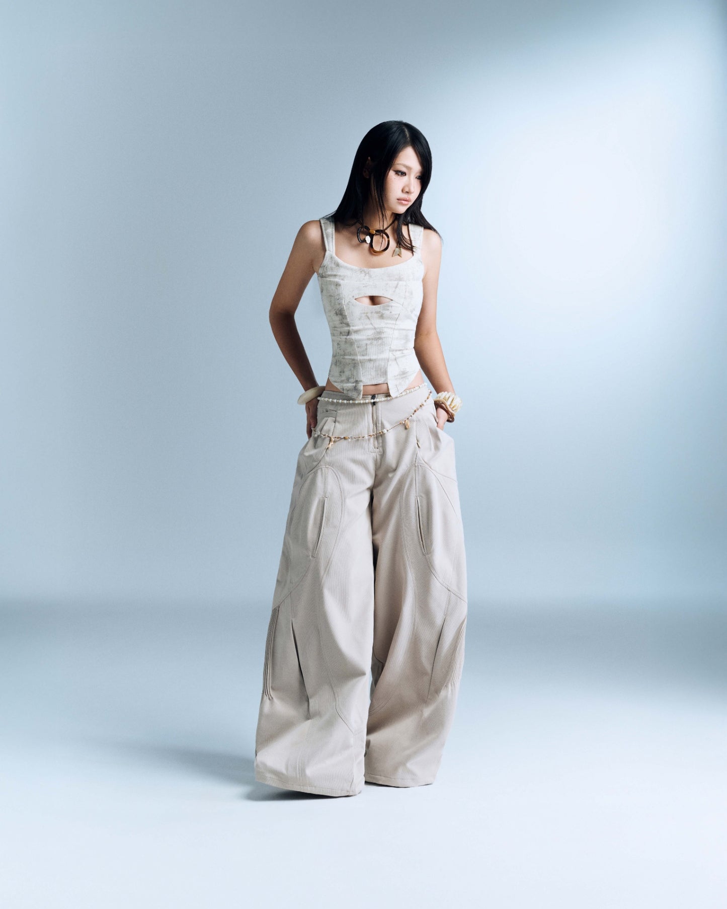 Saide Top (Marble White) — Bunnyhill