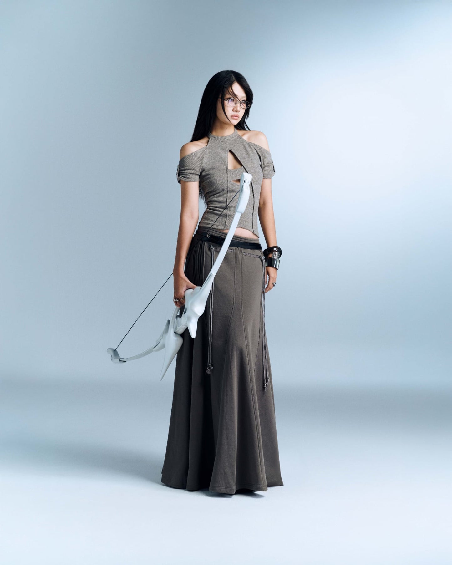 EOLITH SKIRT GREY | Bunnyhill 裙子 Skirt