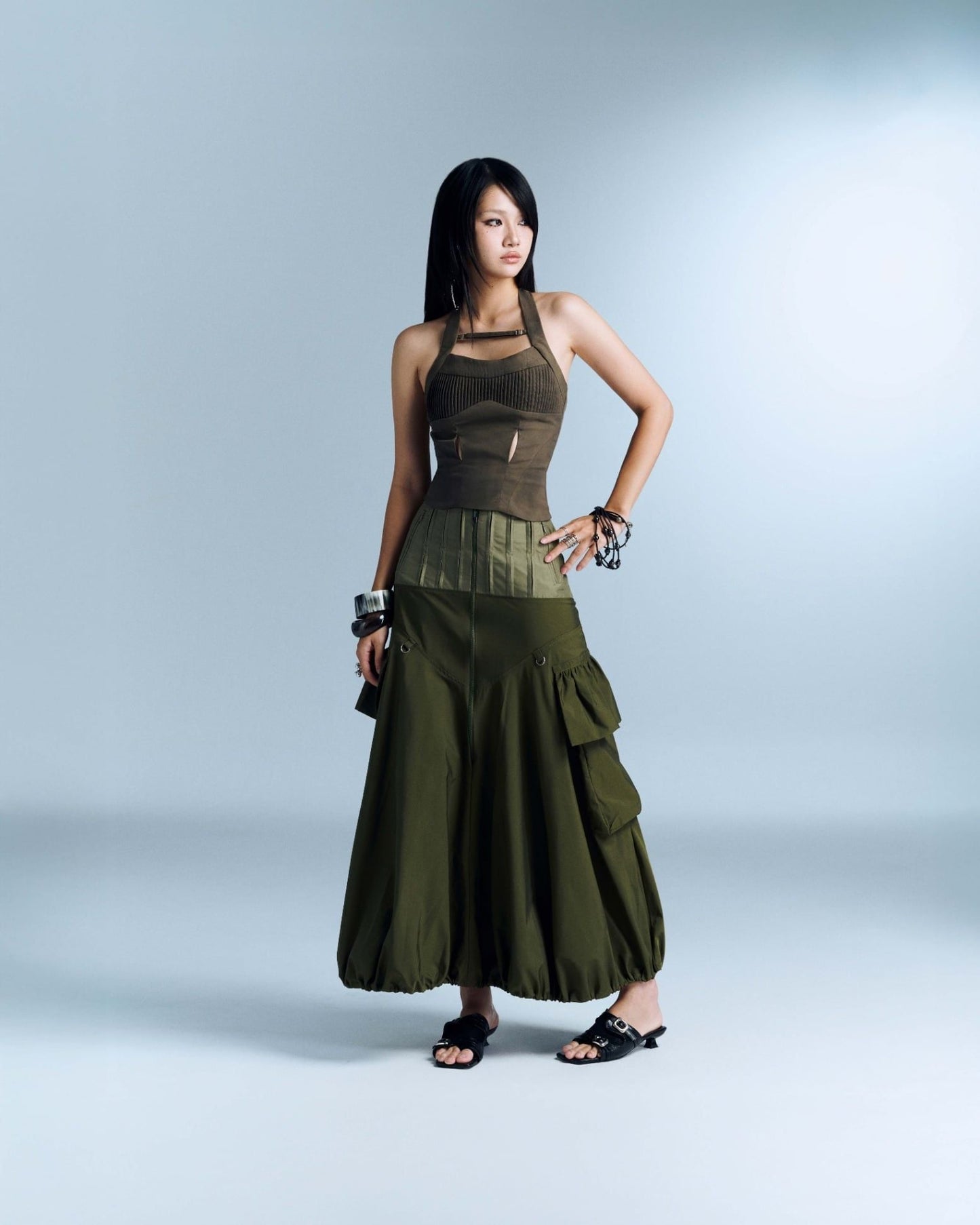 MURELLE SKIRT MOSS GREEN | Bunnyhill 裙子 Skirt