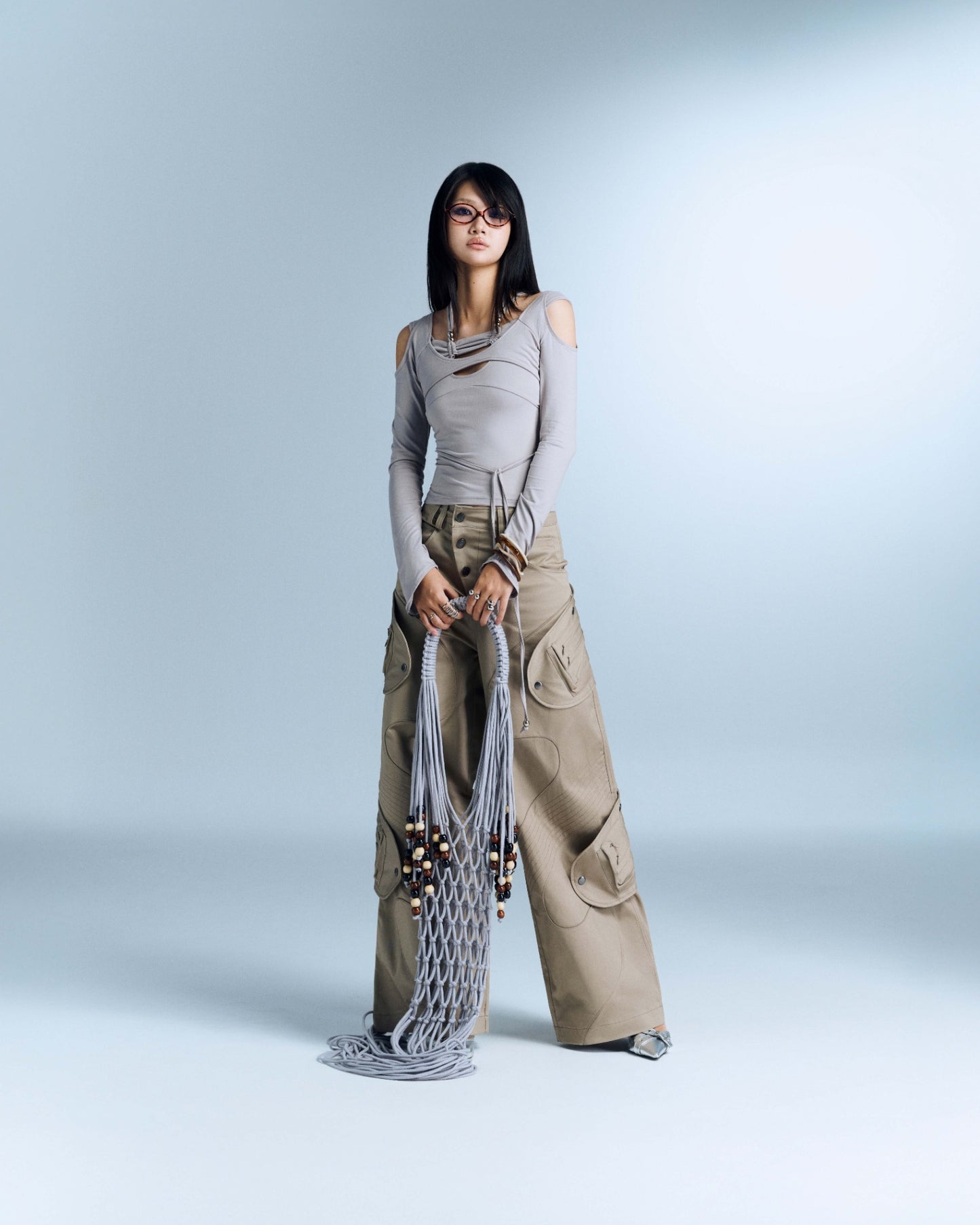 Serafin Top (Grey) — Bunnyhill