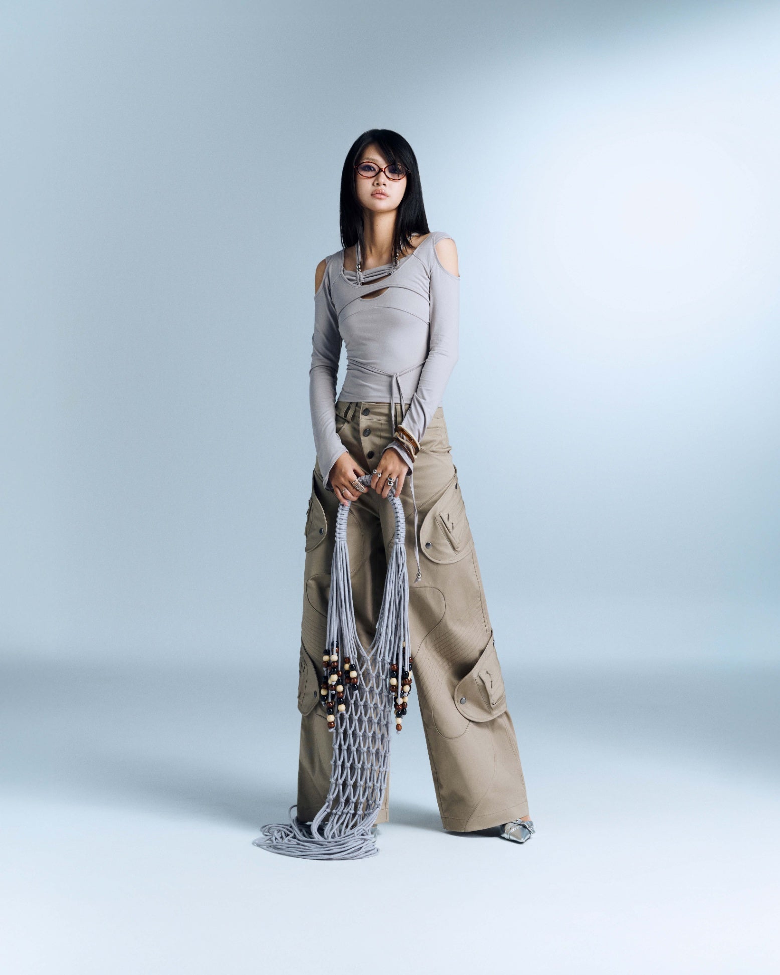 Serafin Top (Grey) — Bunnyhill