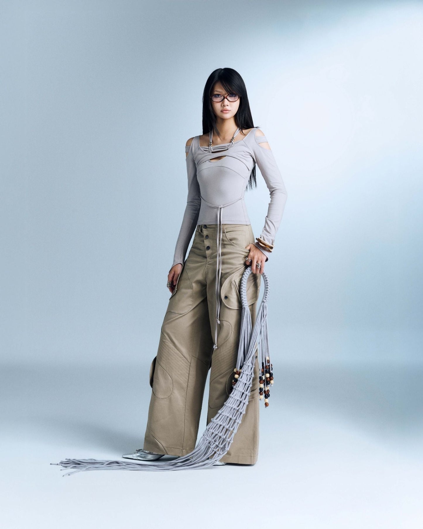 PAISLEY PANTS BEIGE | Bunnyhill 褲子 Pants