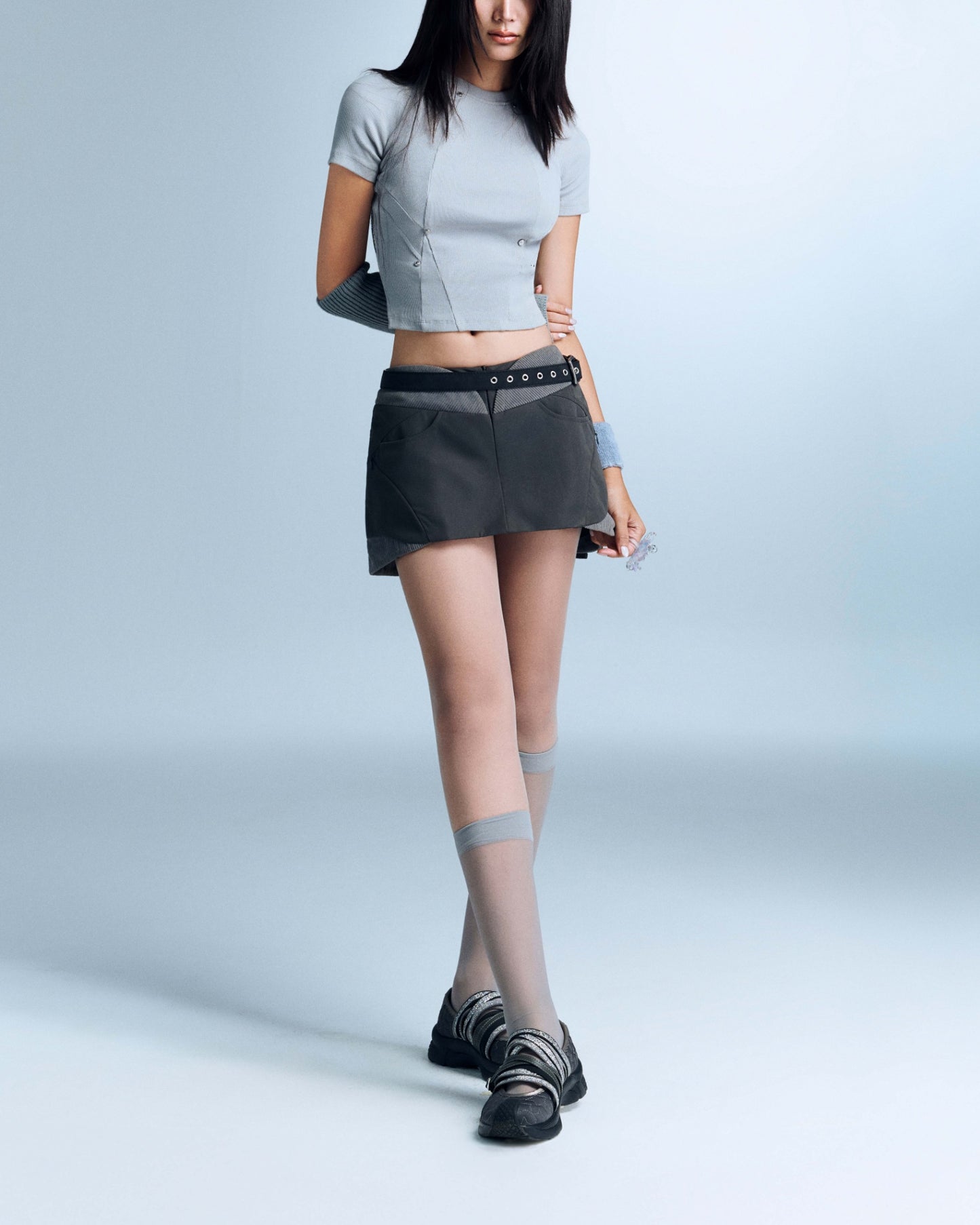 Persea Top (Blue Grey) — Bunnyhill