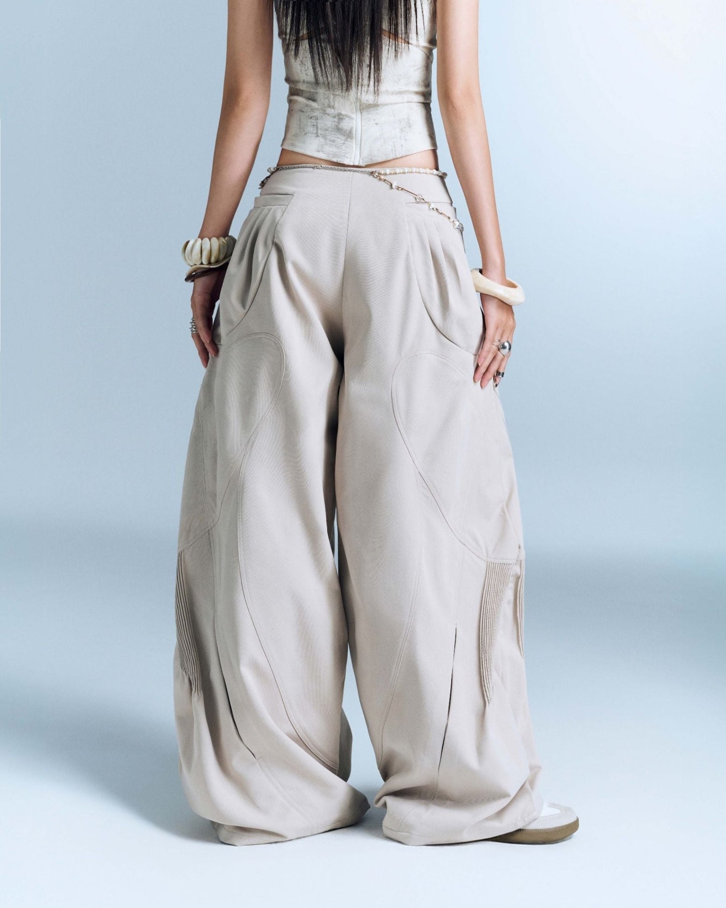 MIRAMON FLARED SKIRT GREEN | Bunnyhill 裙子 Skirt