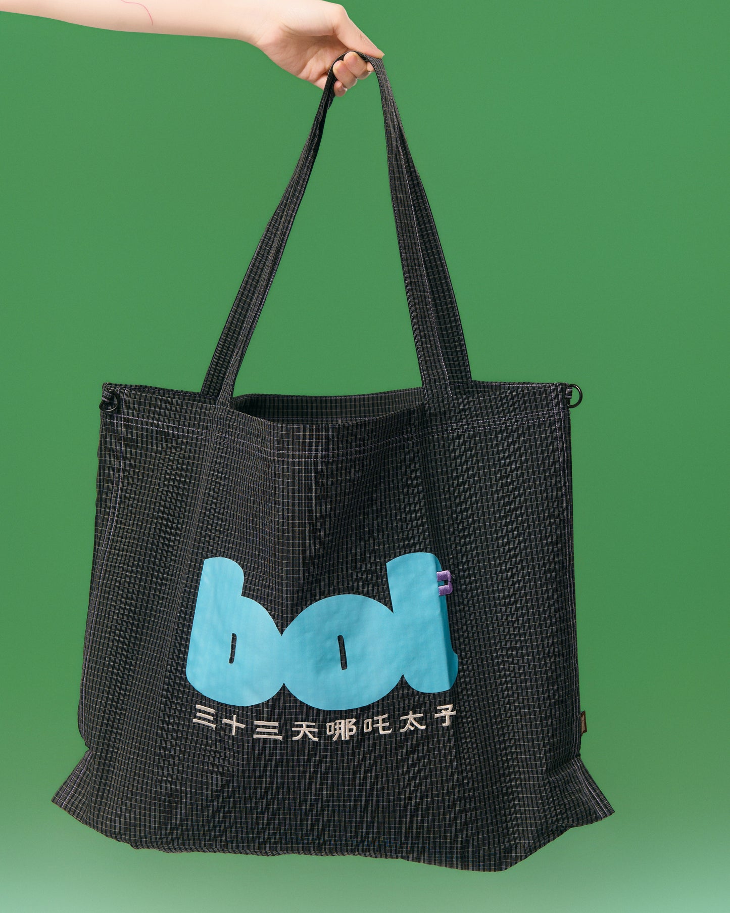 三十三天哪吒太子 Tote Bag 黑色 模特造型