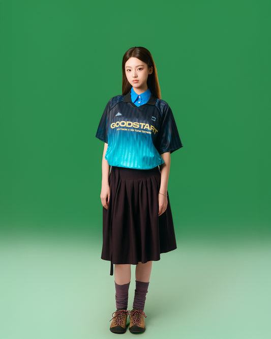 SUSPENDER PLEATED SKIRT PU1 | BF5247