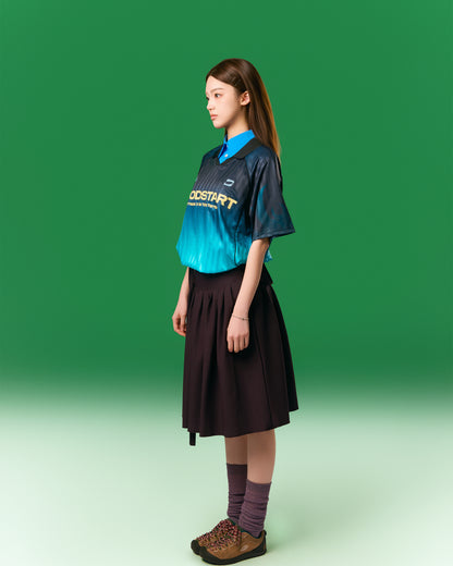 SUSPENDER PLEATED SKIRT PU1 | BF5247