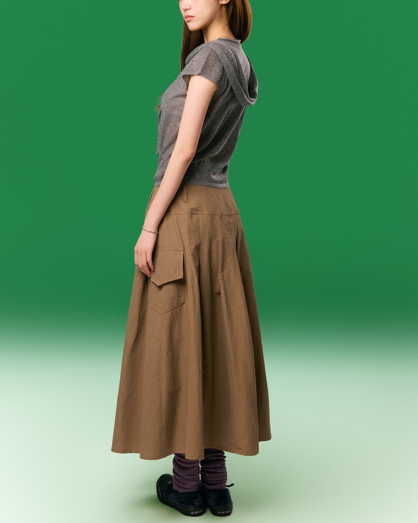 PLEATED SKIRT GG | BF5242