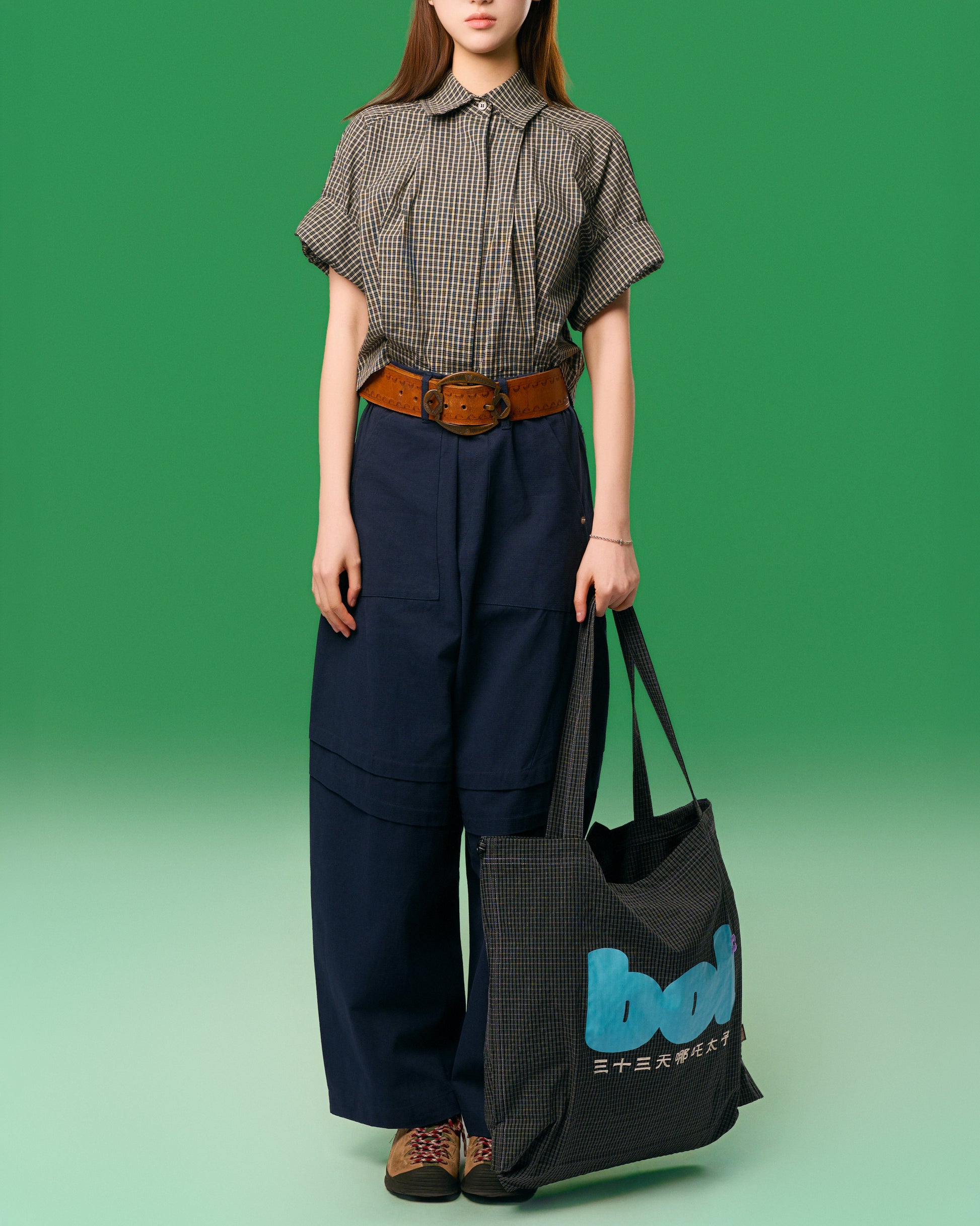 三十三天哪吒太子 Tote Bag 黑色 模特造型 9