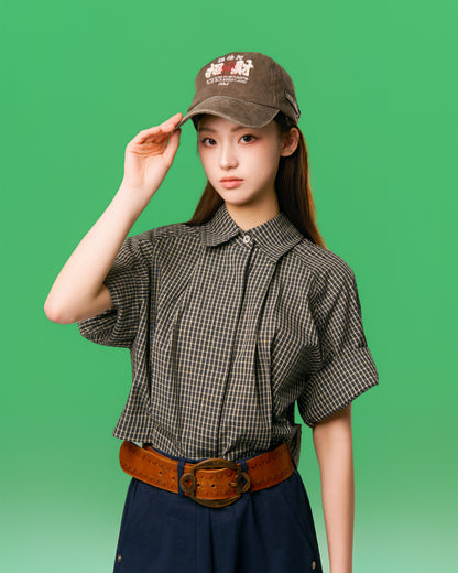 PLAID SLEEVED SHIRT BW | BF5241