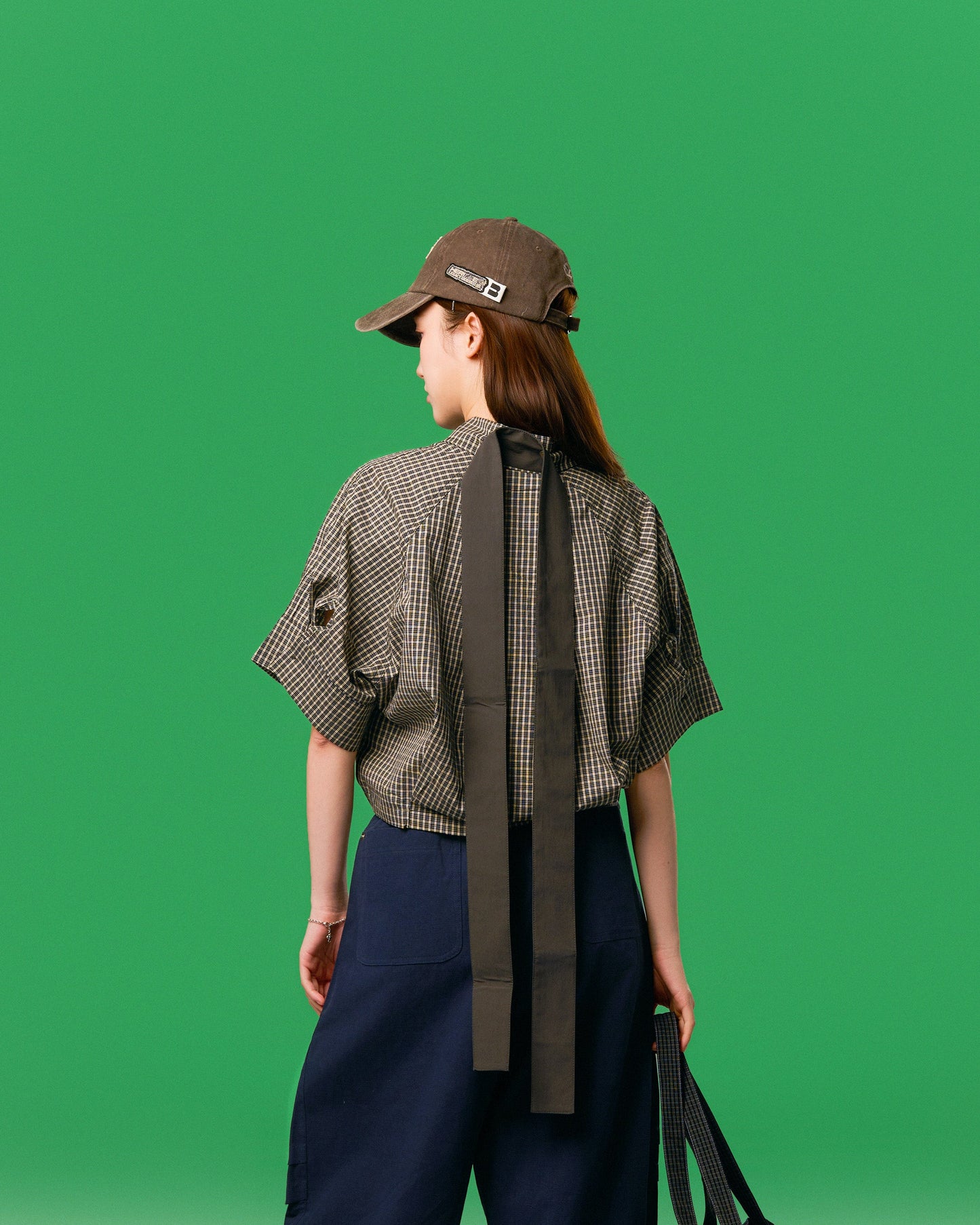 PLAID SLEEVED SHIRT BW | BF5241