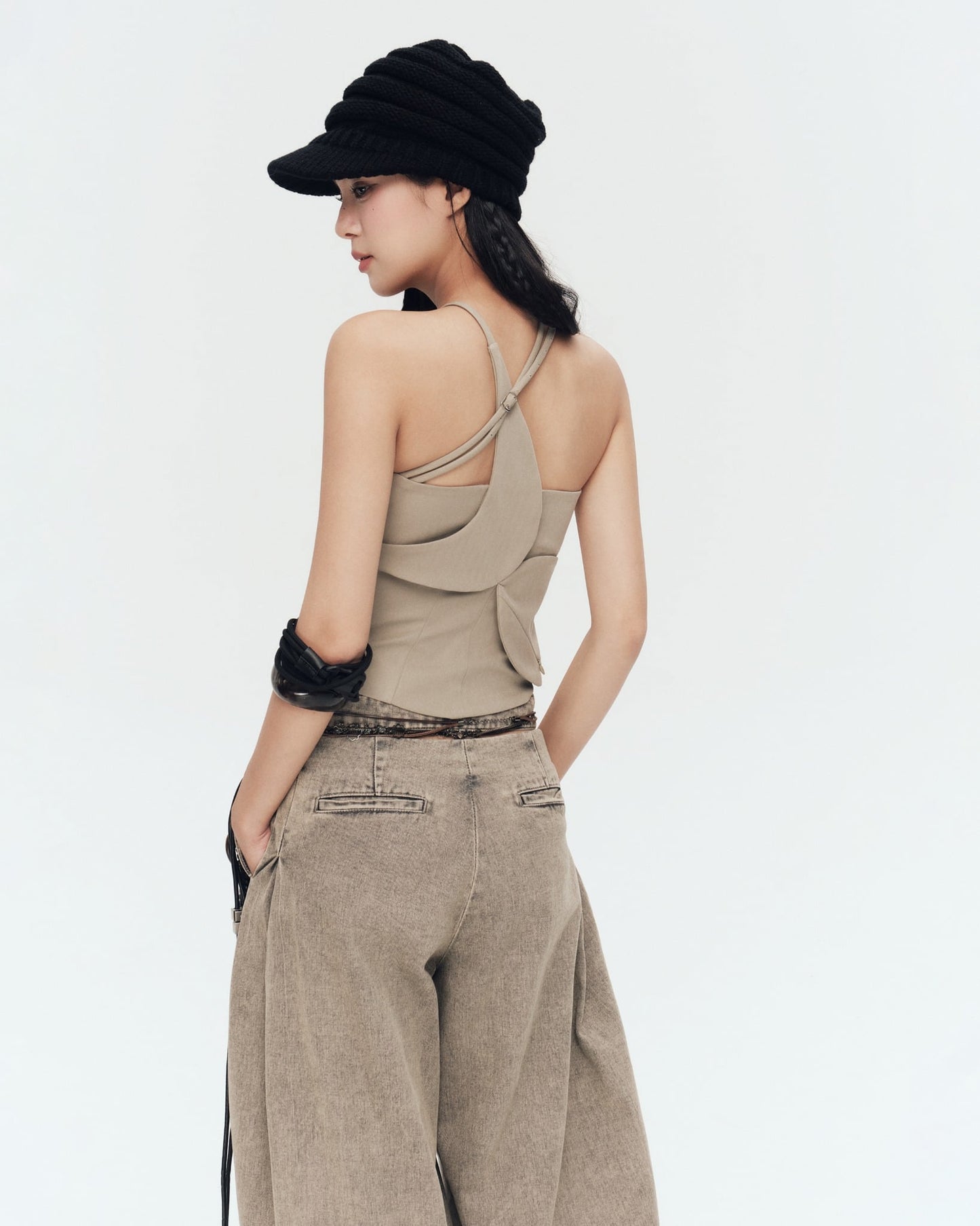 Demos Top (Moss Grey) — Bunnyhill