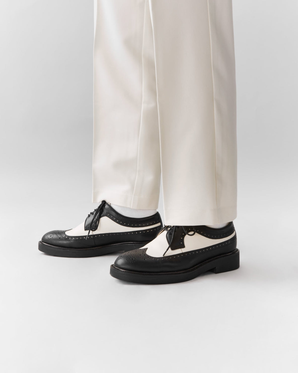 The Wolf Sean Brogue Black Off White 德比鞋 圖 8