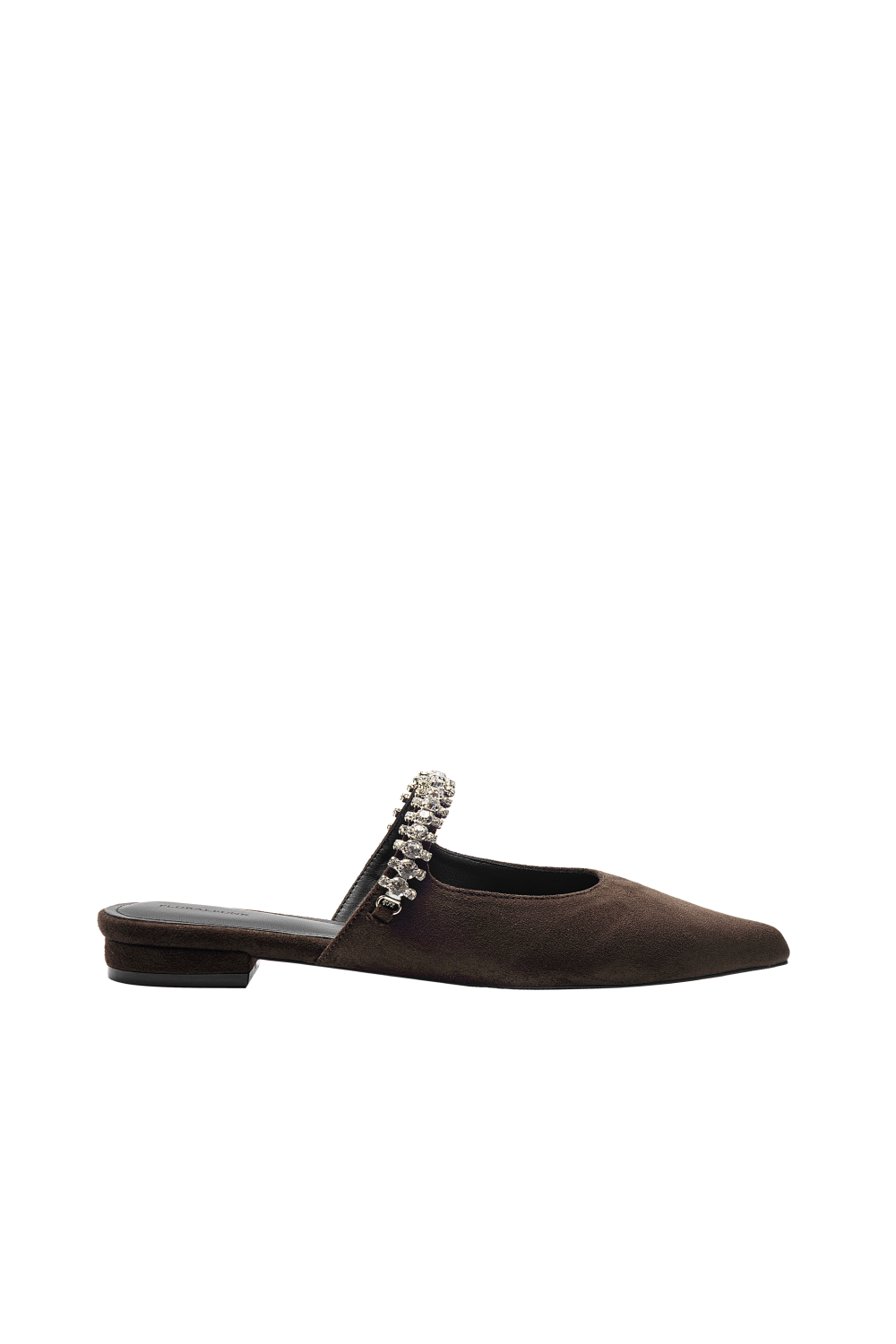 Floralpunk Diana Mules - Suede Brown 平底鞋 1