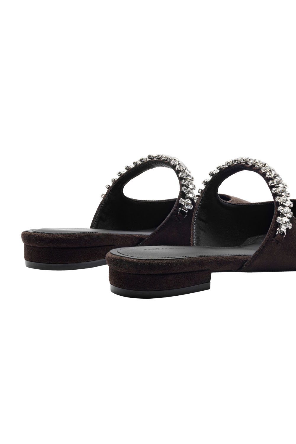 Floralpunk Diana Mules - Suede Brown 平底鞋 5