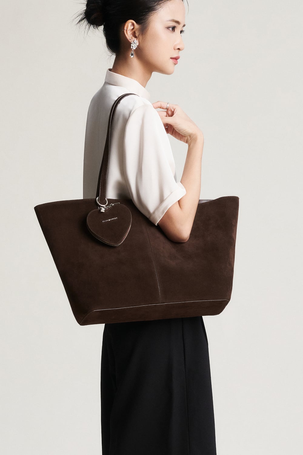 Floralpunk Everyday Tote - Suede Brown 袋 2