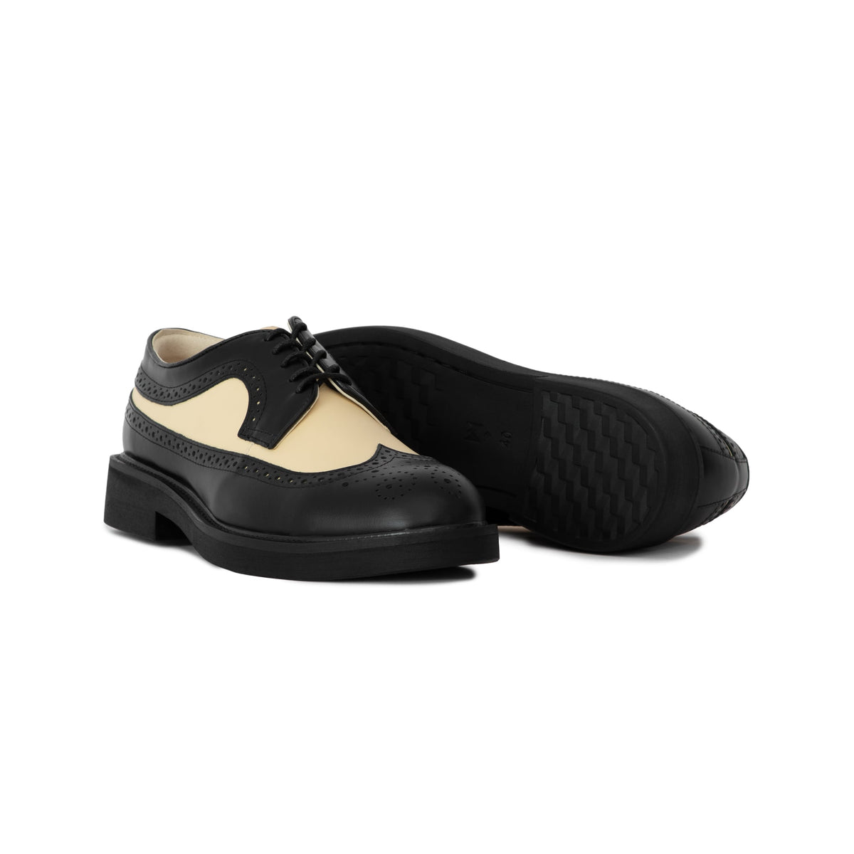 The Wolf Sean Brogue Black Off White 德比鞋 圖 3