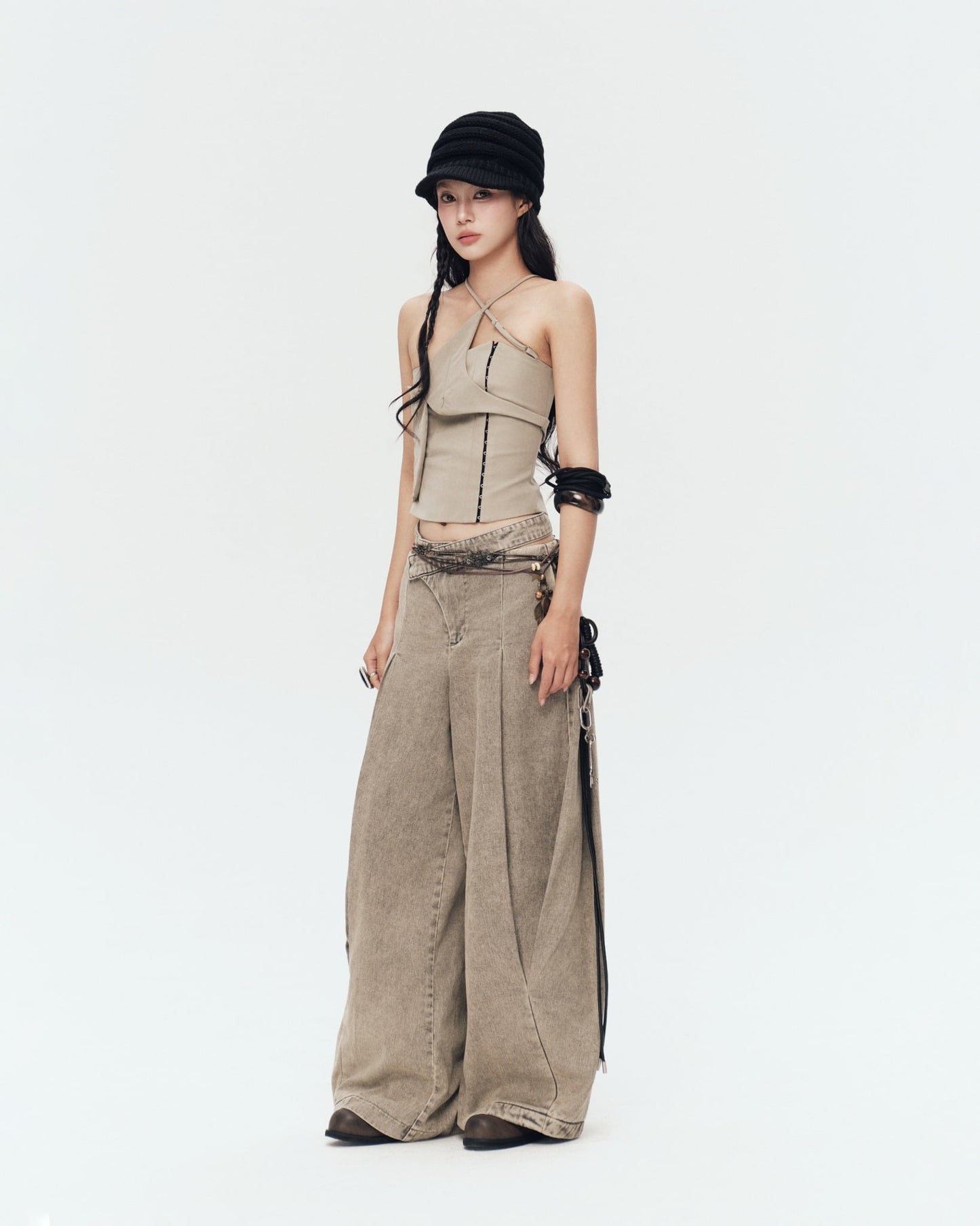 Demos Top (Moss Grey) — Bunnyhill