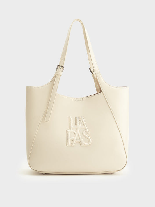 Hapas Camel 壓紋托特袋 袋 1