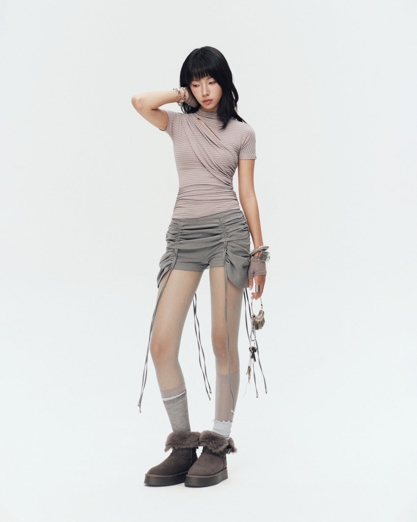 Tarlow Shorts (Grey) — Bunnyhill
