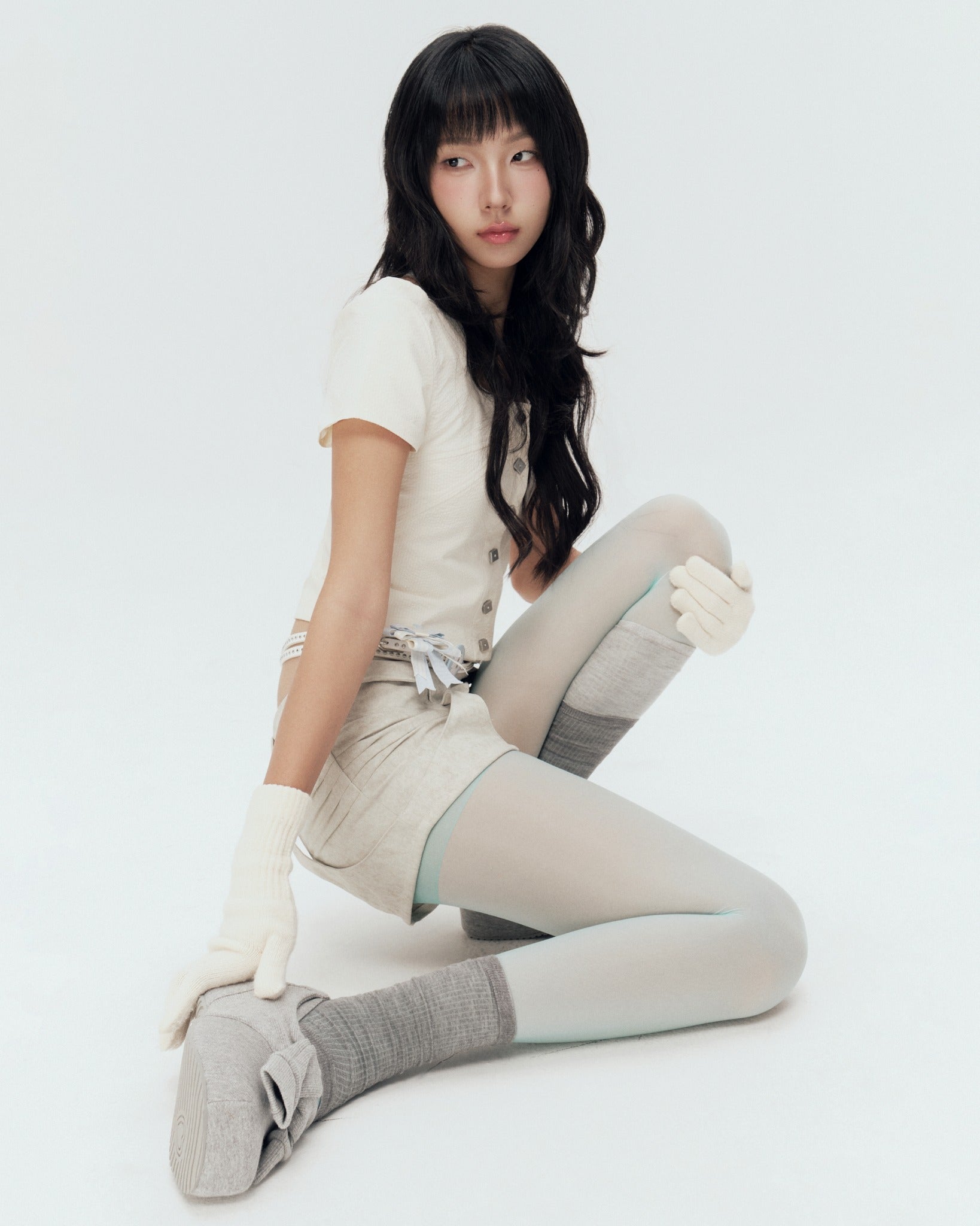 Birdie Top (Ivory Stripes) — Bunnyhill