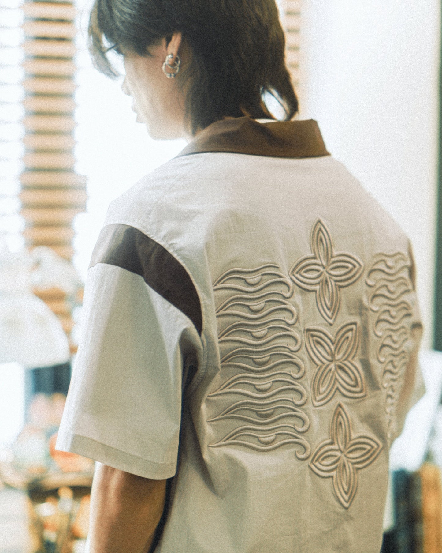 BOL X MANLEE CAMP SHIRT - CREAM