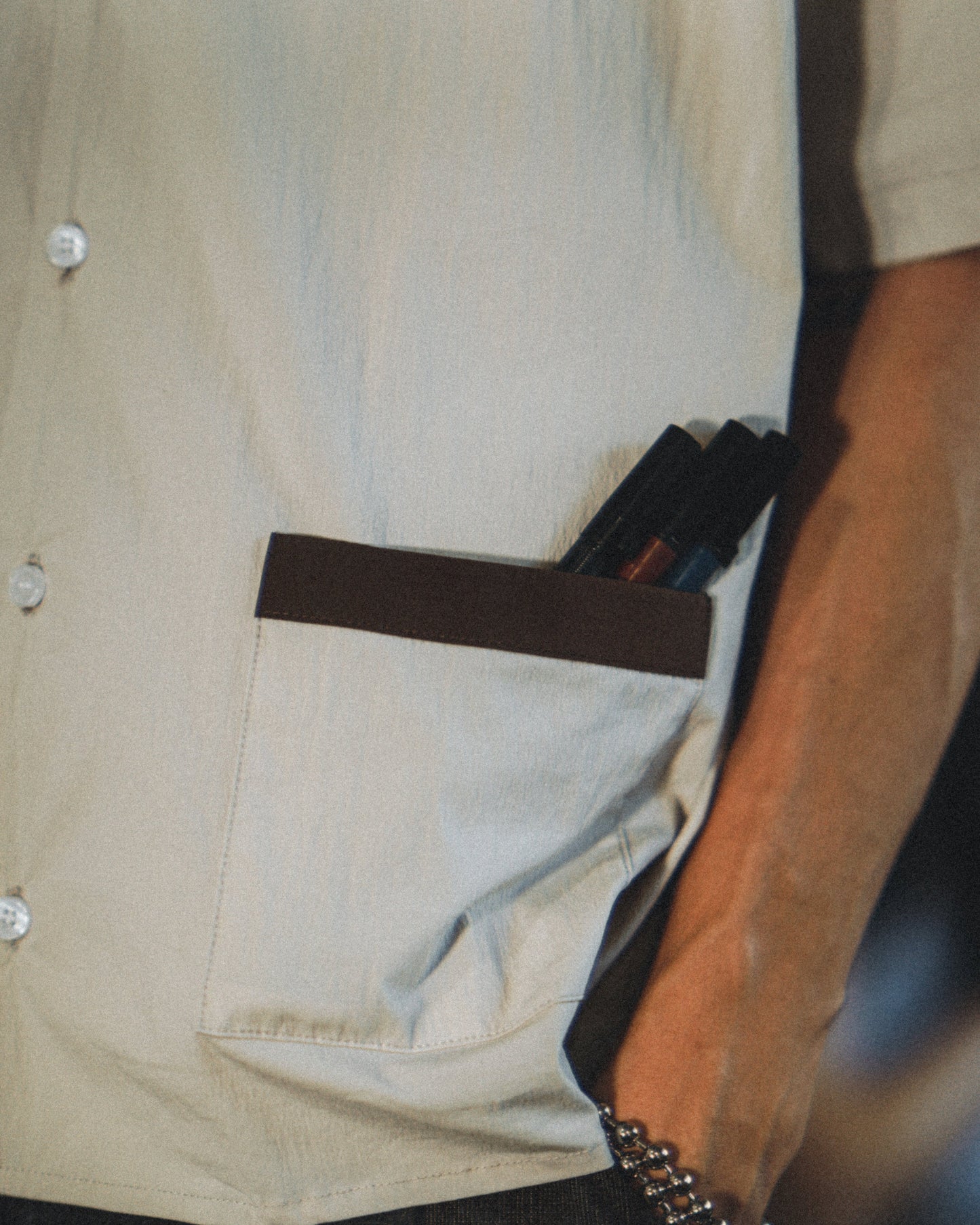 BOL X MANLEE CAMP SHIRT - CREAM