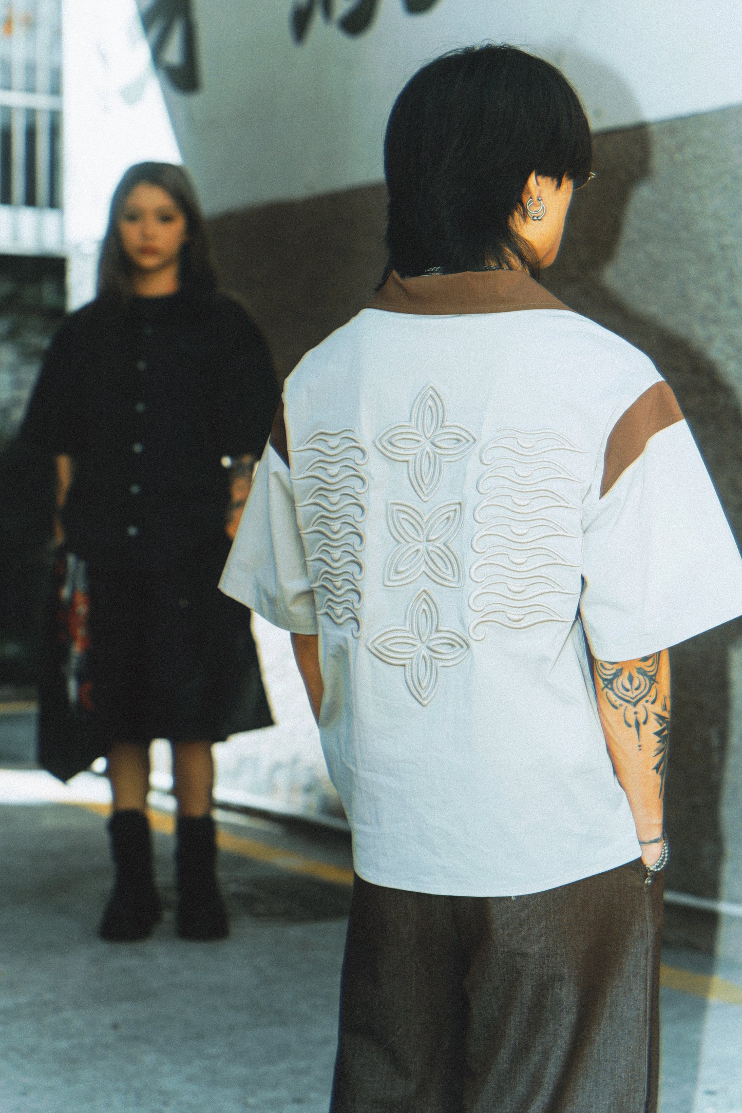 BOL X MANLEE CAMP SHIRT - CREAM