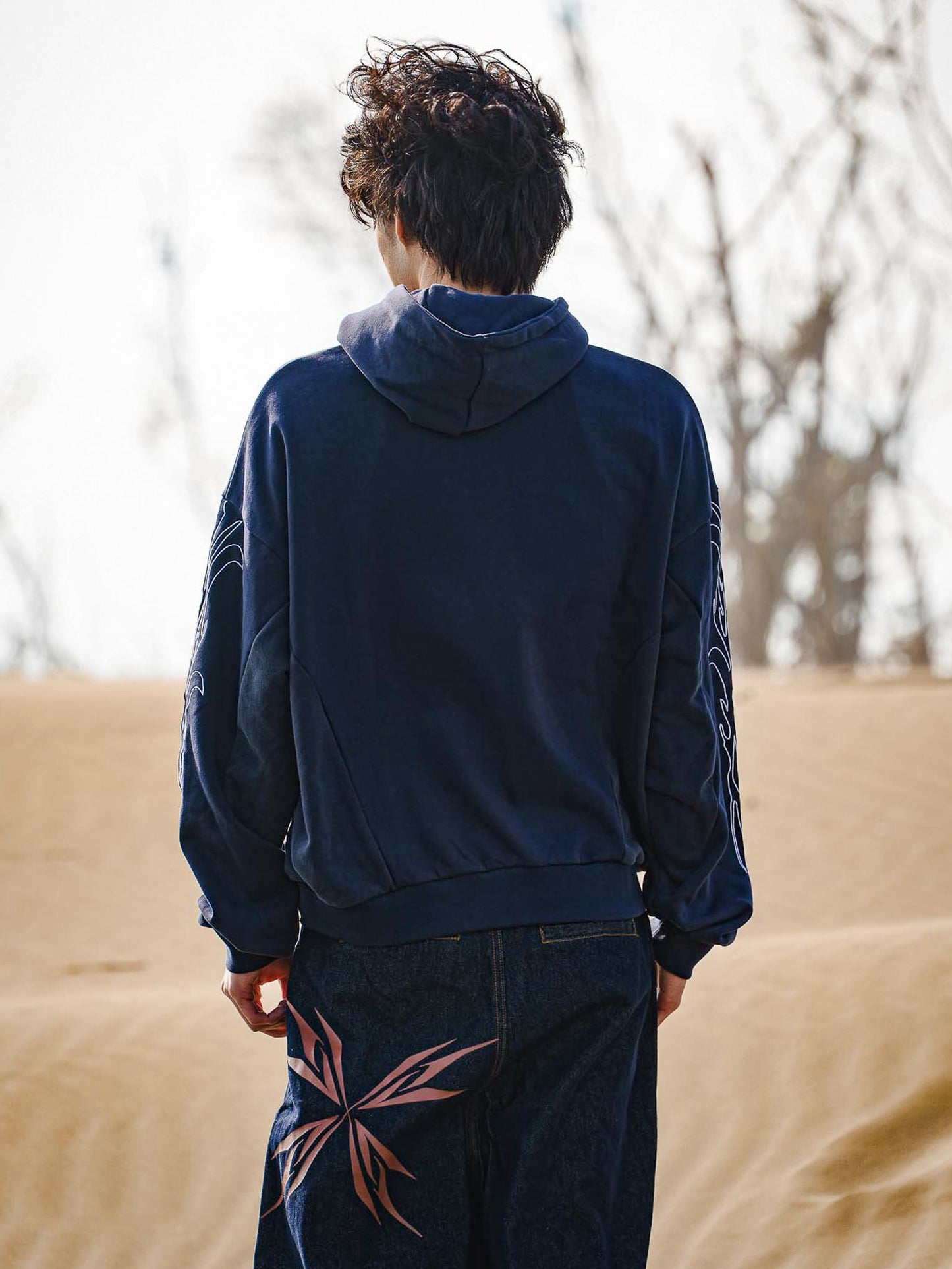 WBI 26AW DUSTLINE / UND-04 刺繡帽衫