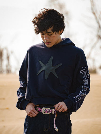 WBI 26AW DUSTLINE / UND-04 刺繡帽衫