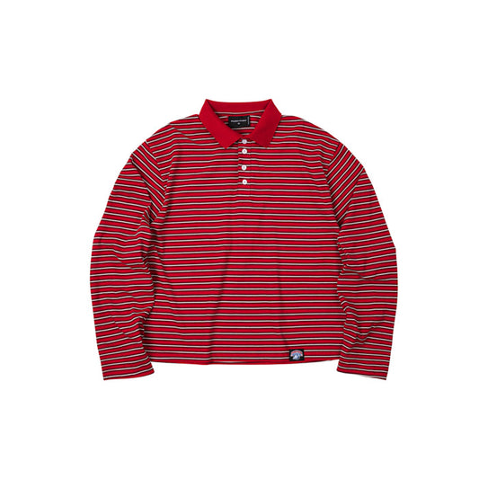 OLLY Striped Polo Tee — PUSHPUSH