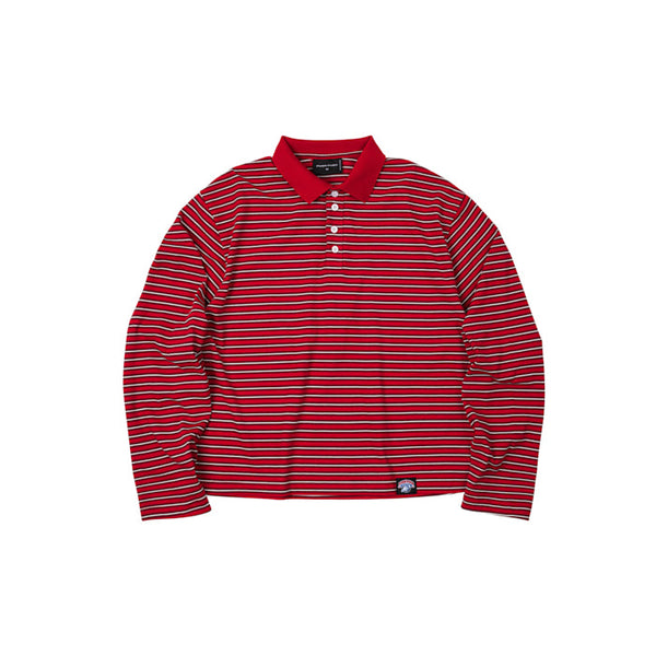 OLLY Striped Polo Tee — PUSHPUSH