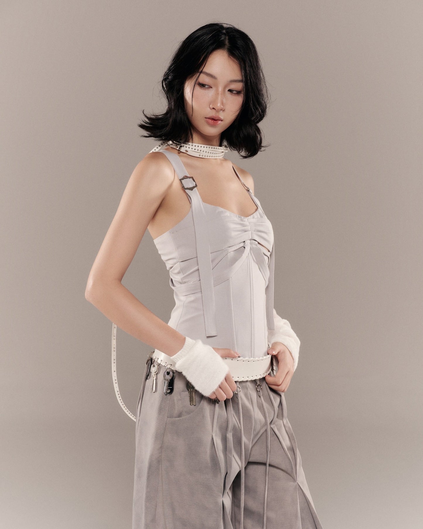 Radbitle Top (Grey) — Bunnyhill