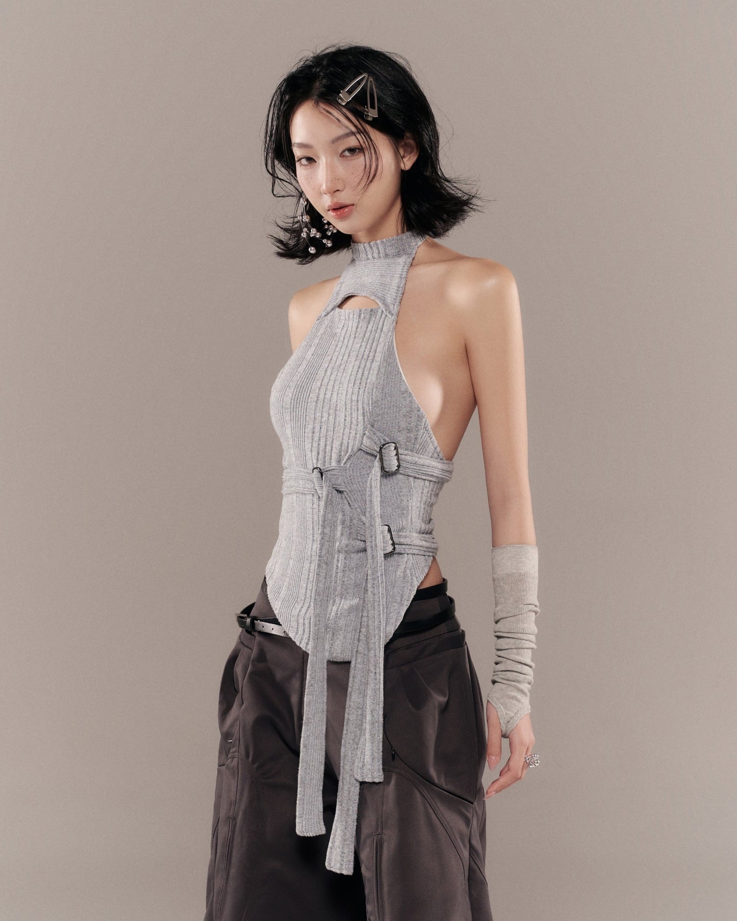 Ruby Top (Blue Grey) — Bunnyhill