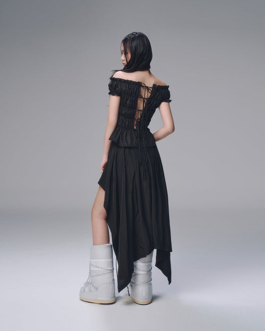 Bunnyhill Twyla 半截裙，黑色