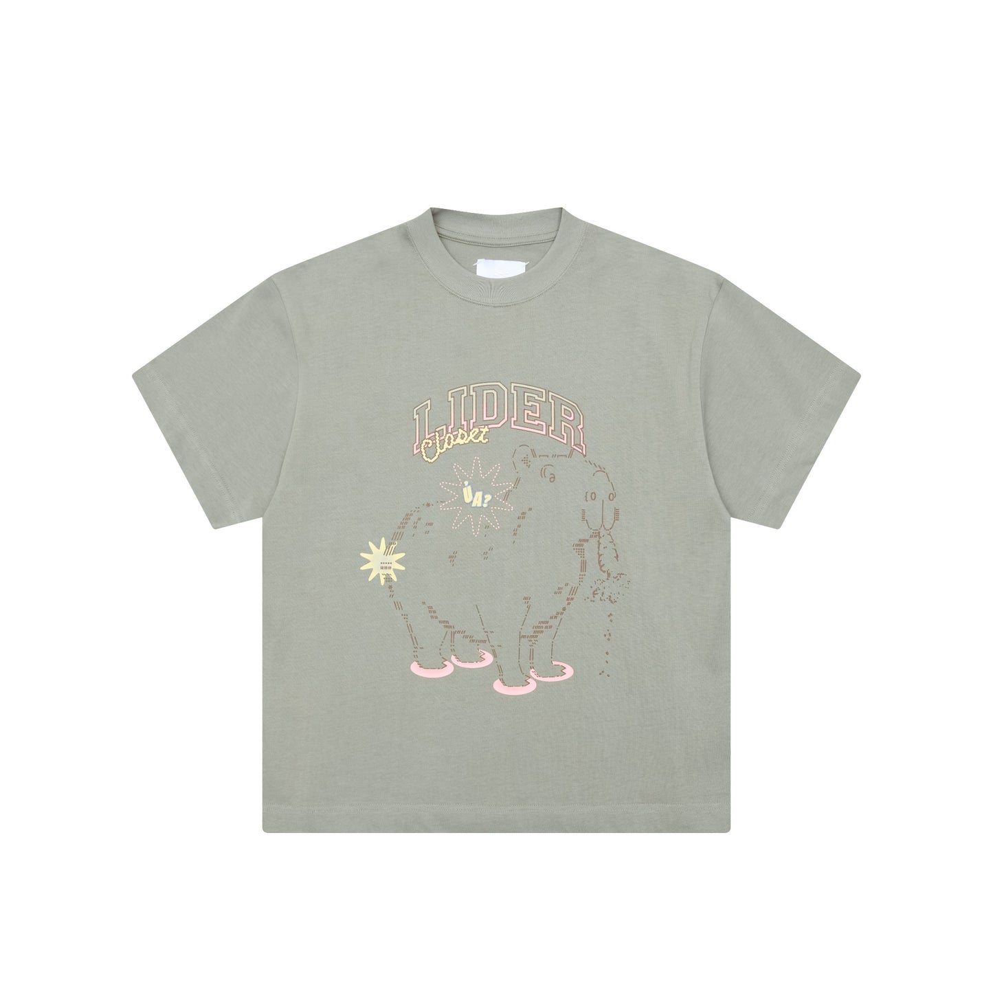 Lider CAPYNOMNOM TEE - Olive Chill T 恤