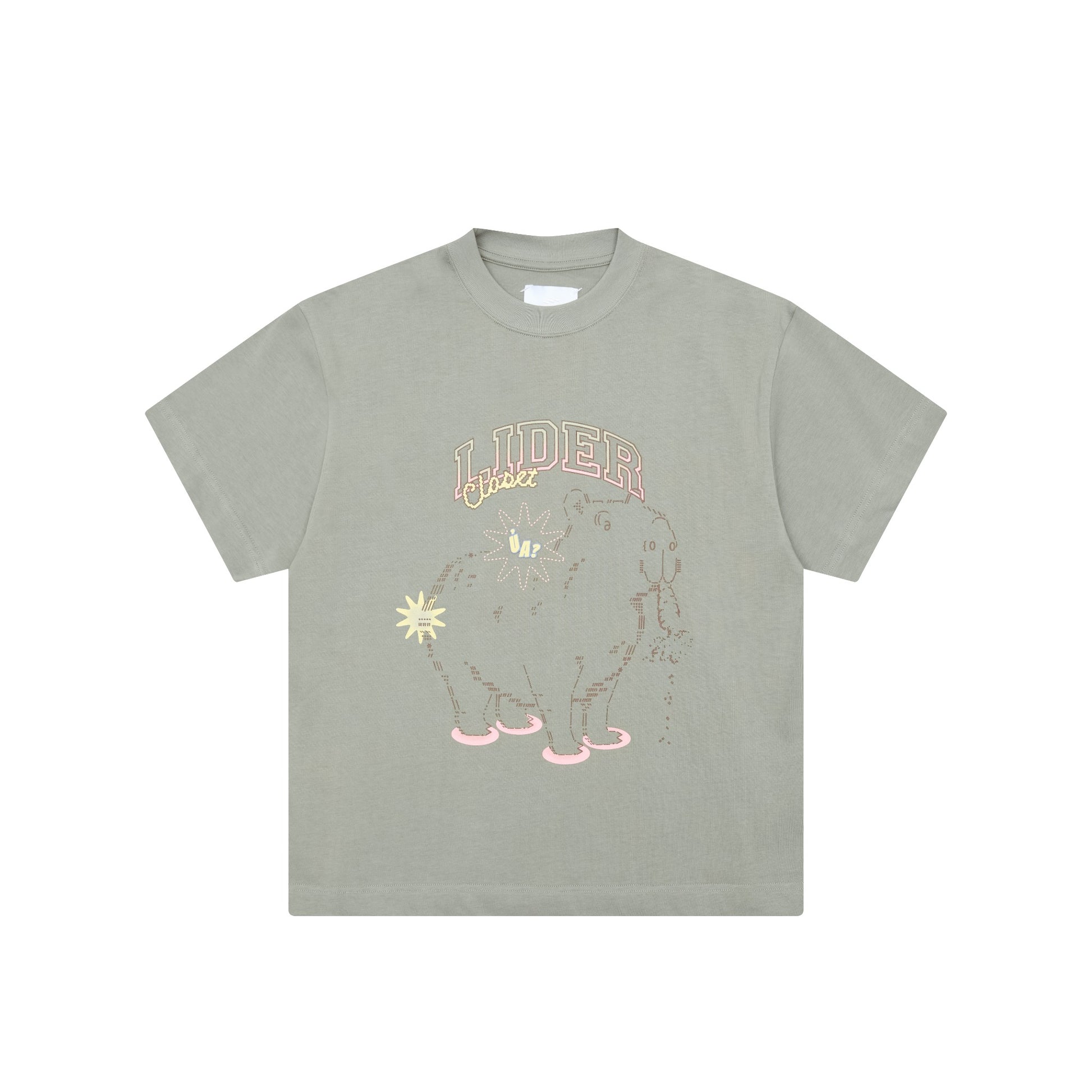 Lider CAPYNOMNOM TEE - Olive Chill T 恤