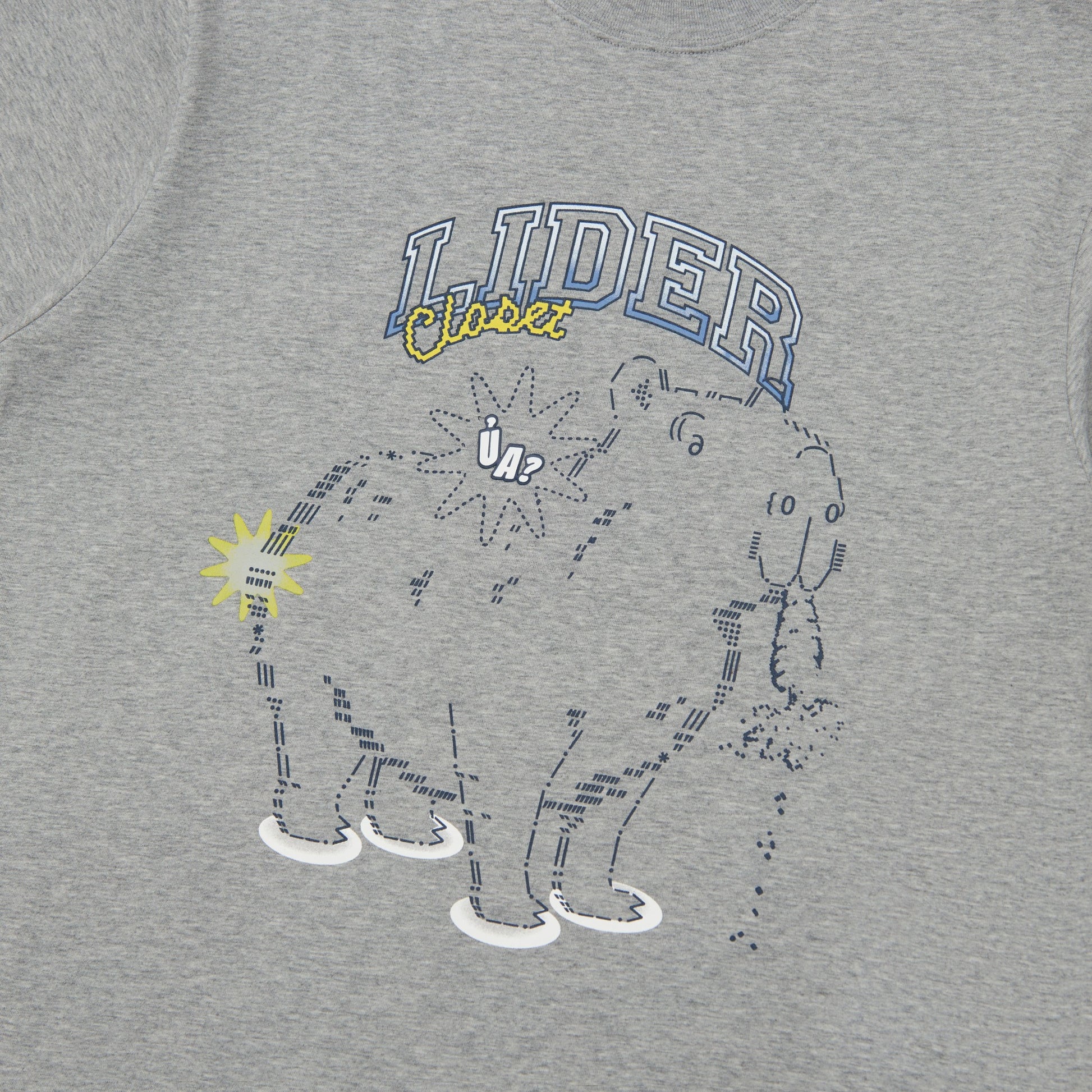 Lider CAPYNOMNOM TEE - Noodle Grey T 恤