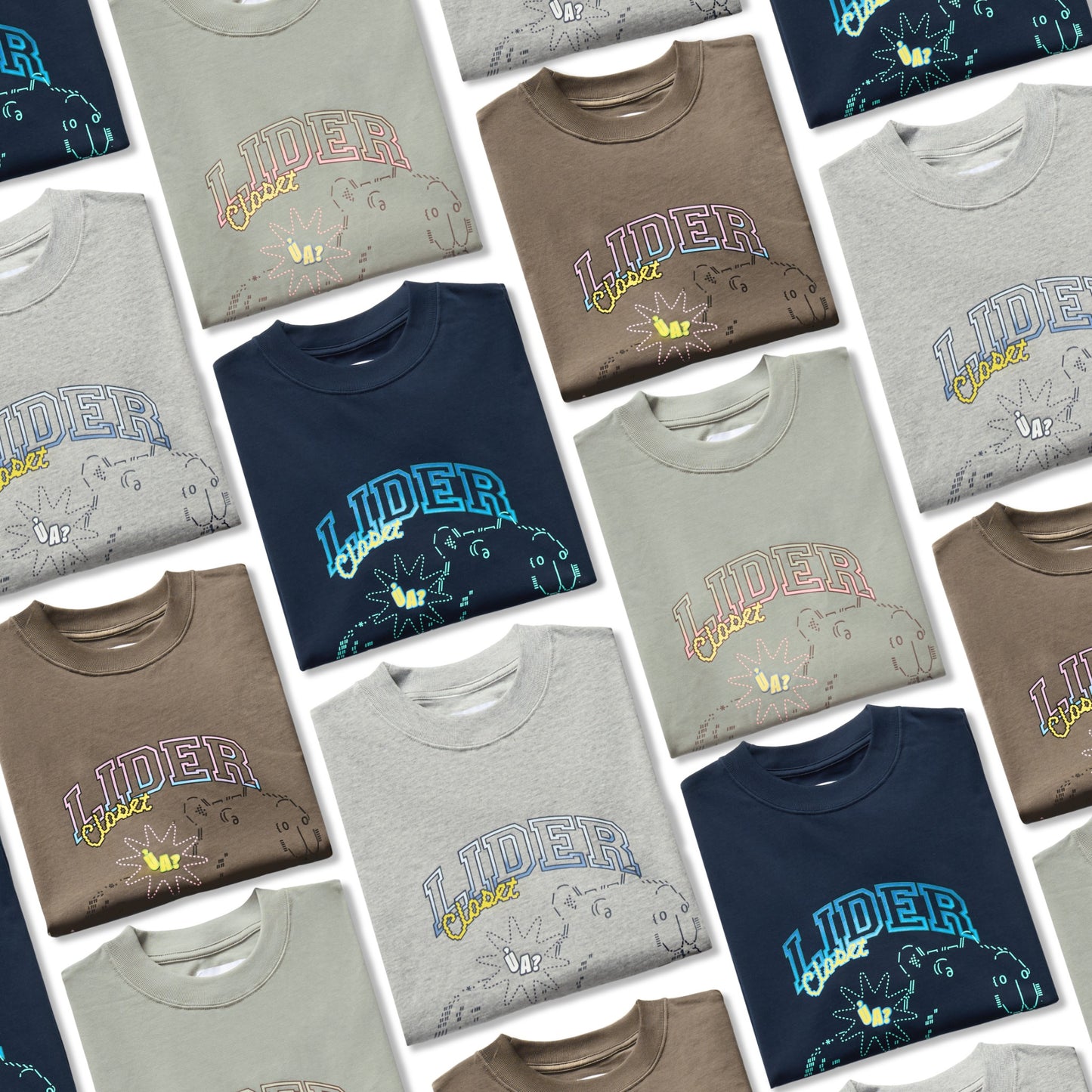 Lider CAPYNOMNOM TEE - Olive Chill T 恤