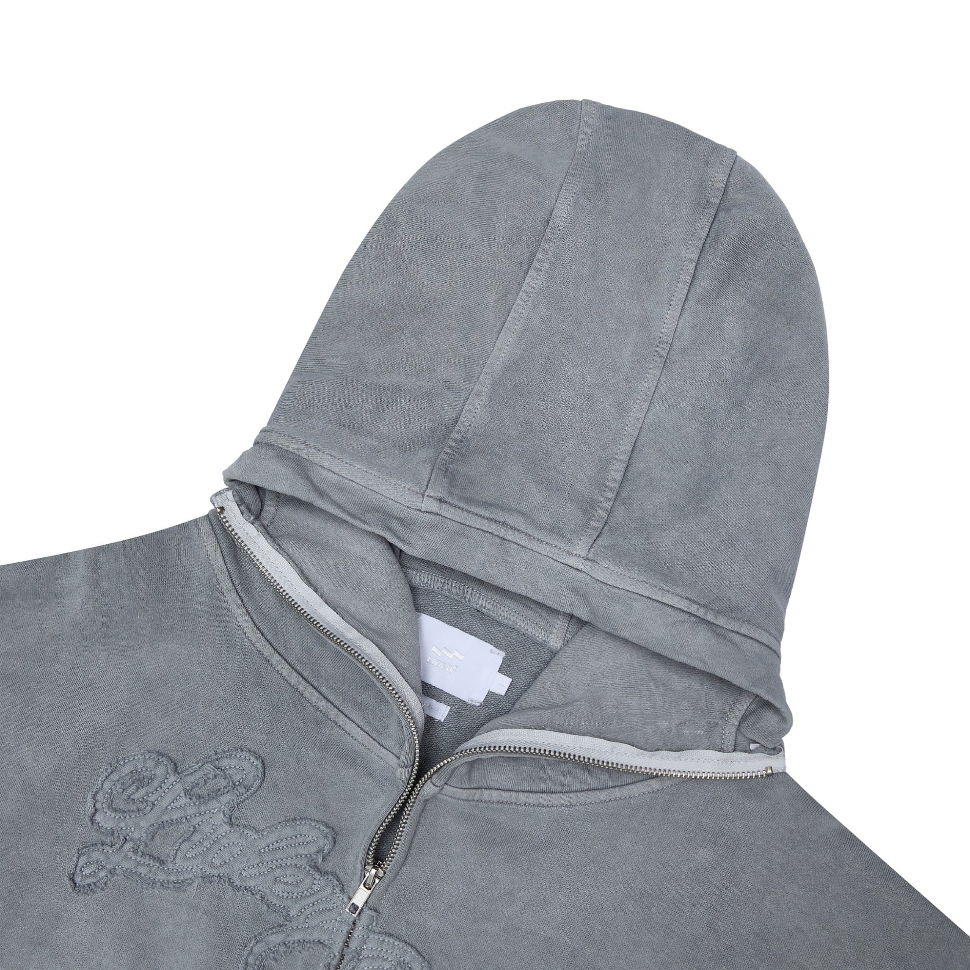 Lider OUTSIDER ZIPPER JACKET - Washed Grey 外套