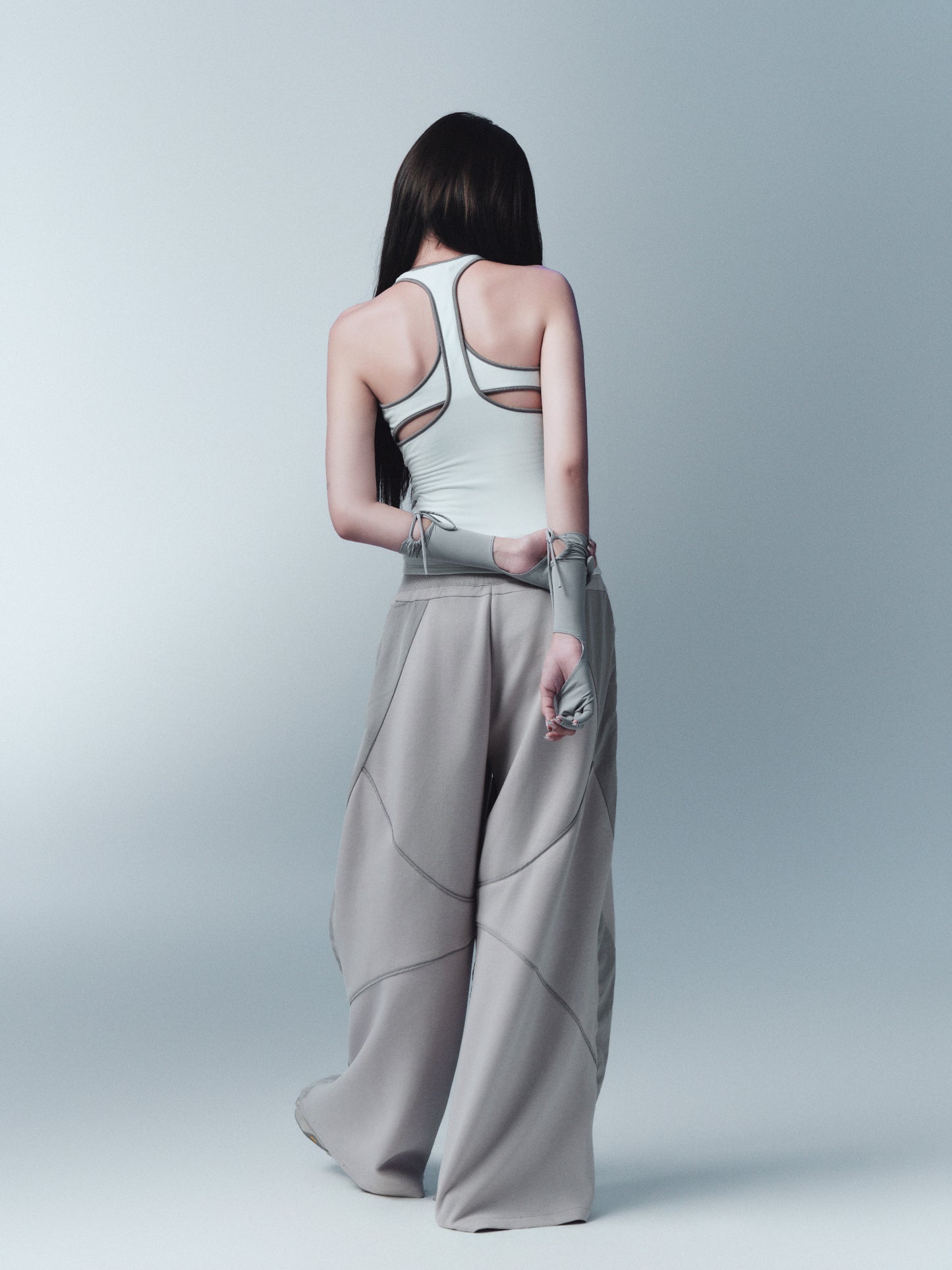 Pinnie Sleeveless Top (Blue) — Bunnyhill