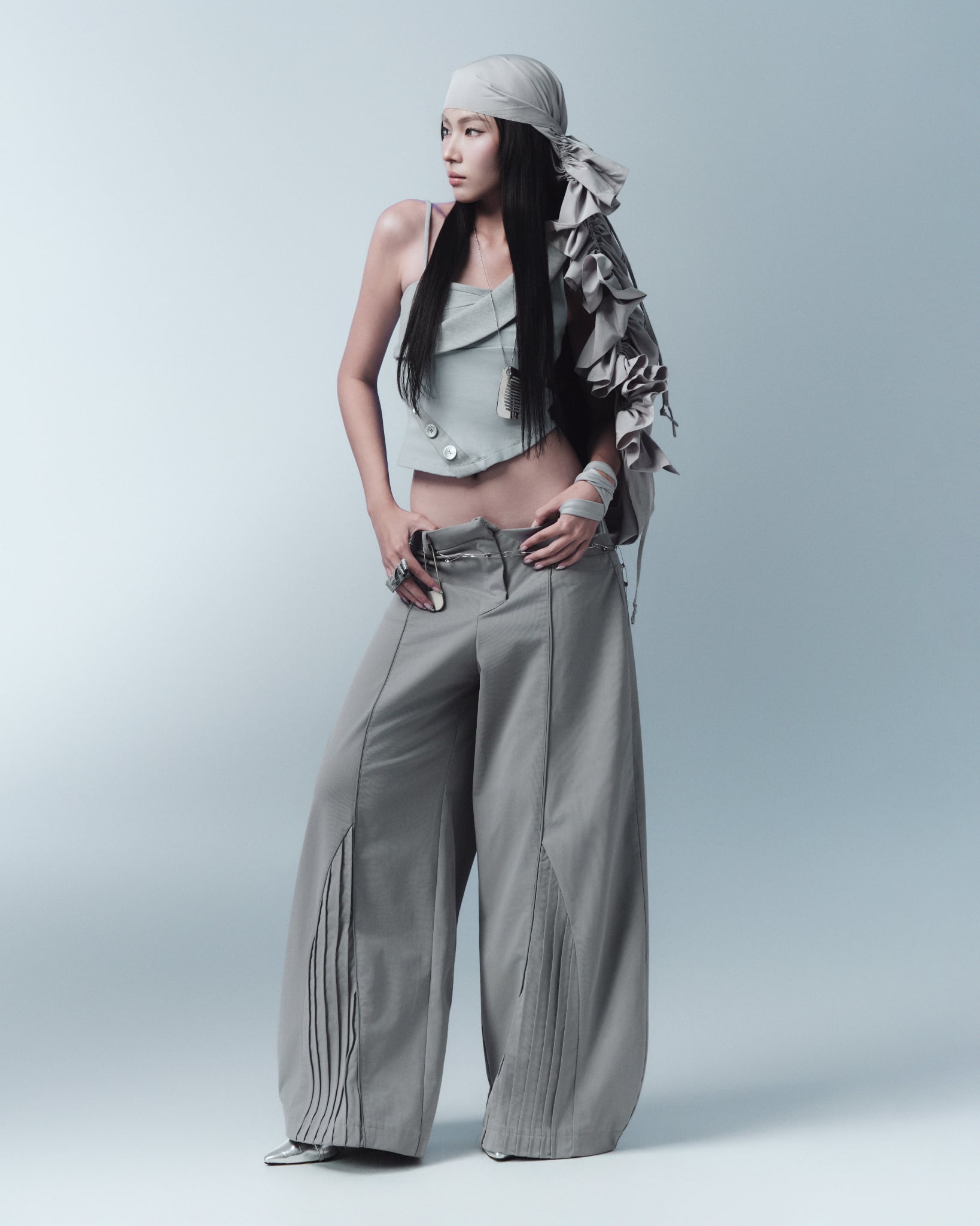 Blyse Pants (Grey) — Bunnyhill