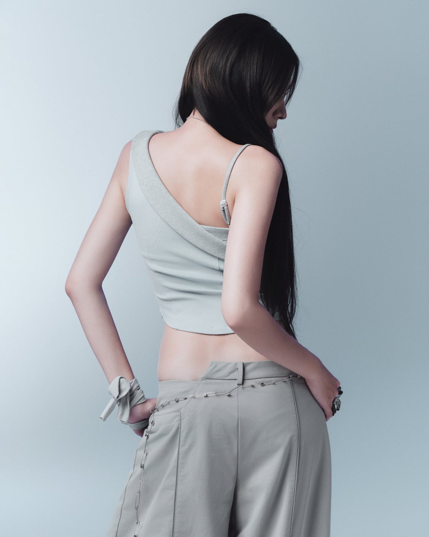 Tambi Top (Grey Blue) — Bunnyhill