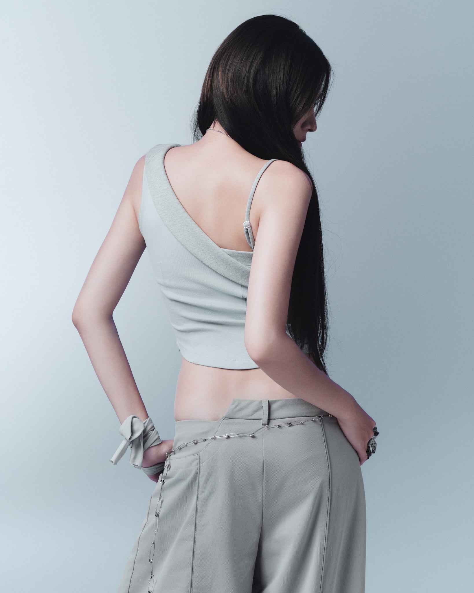 Tambi Top (Grey Blue) — Bunnyhill