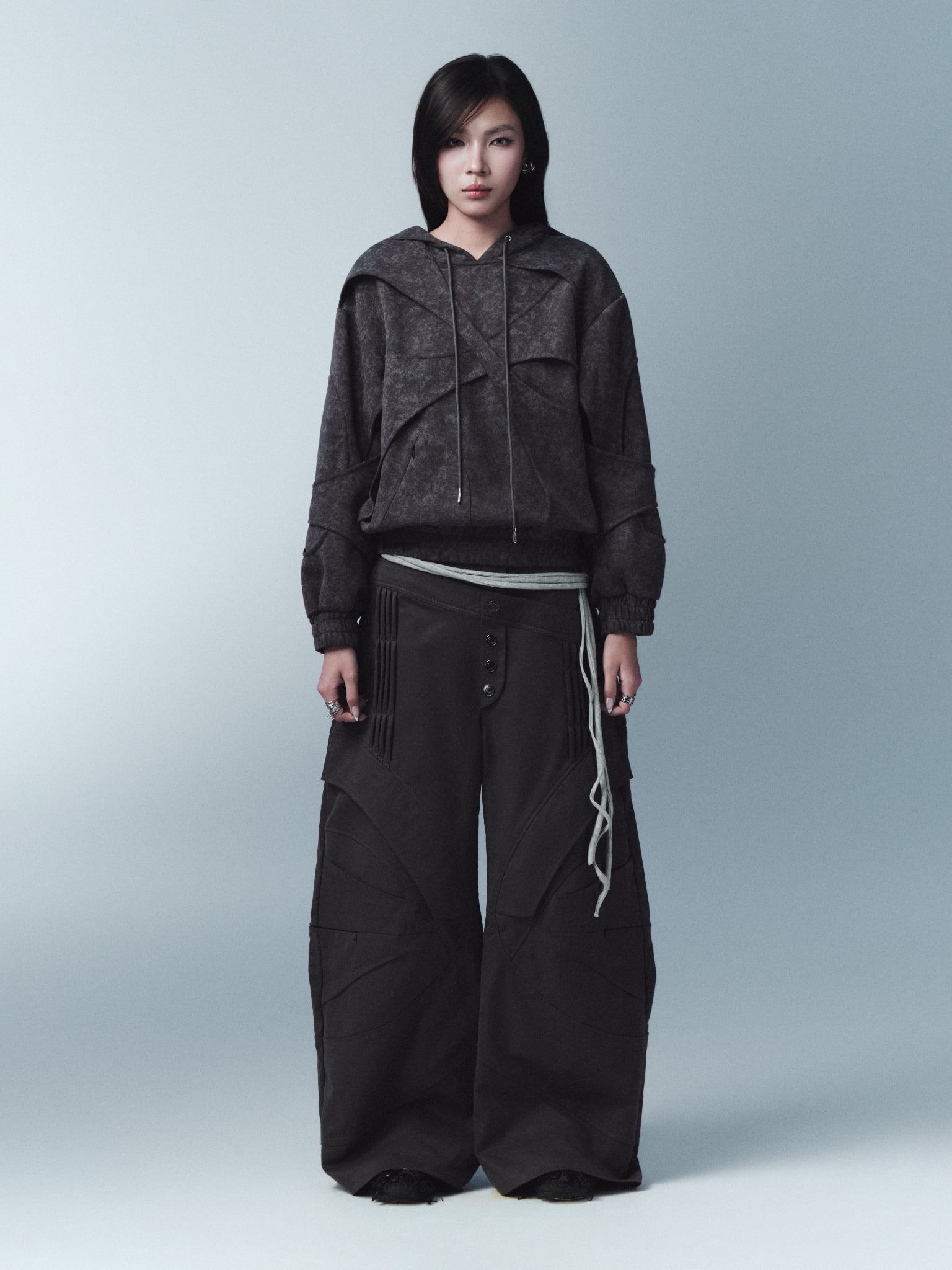 Darius Pants (Grey Black) — Bunnyhill